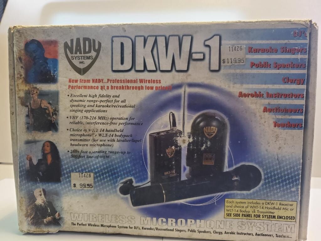 Nady DKW-1 HT Wireless Microphone Transmitter System (see Description)