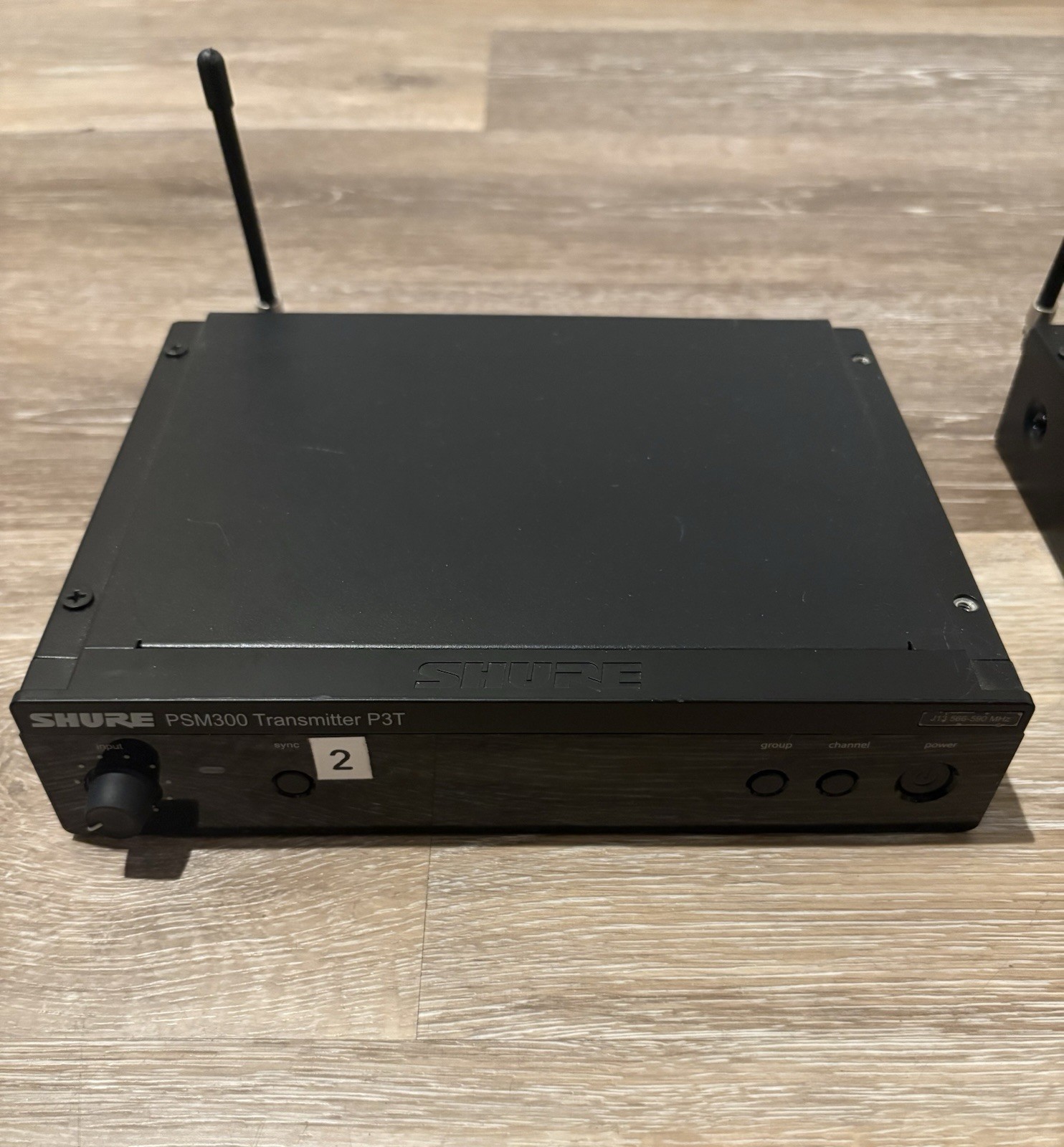 Shure PSM300 Transmitter P3T – Frequency J13 566-590 MHz – Working – No Cables