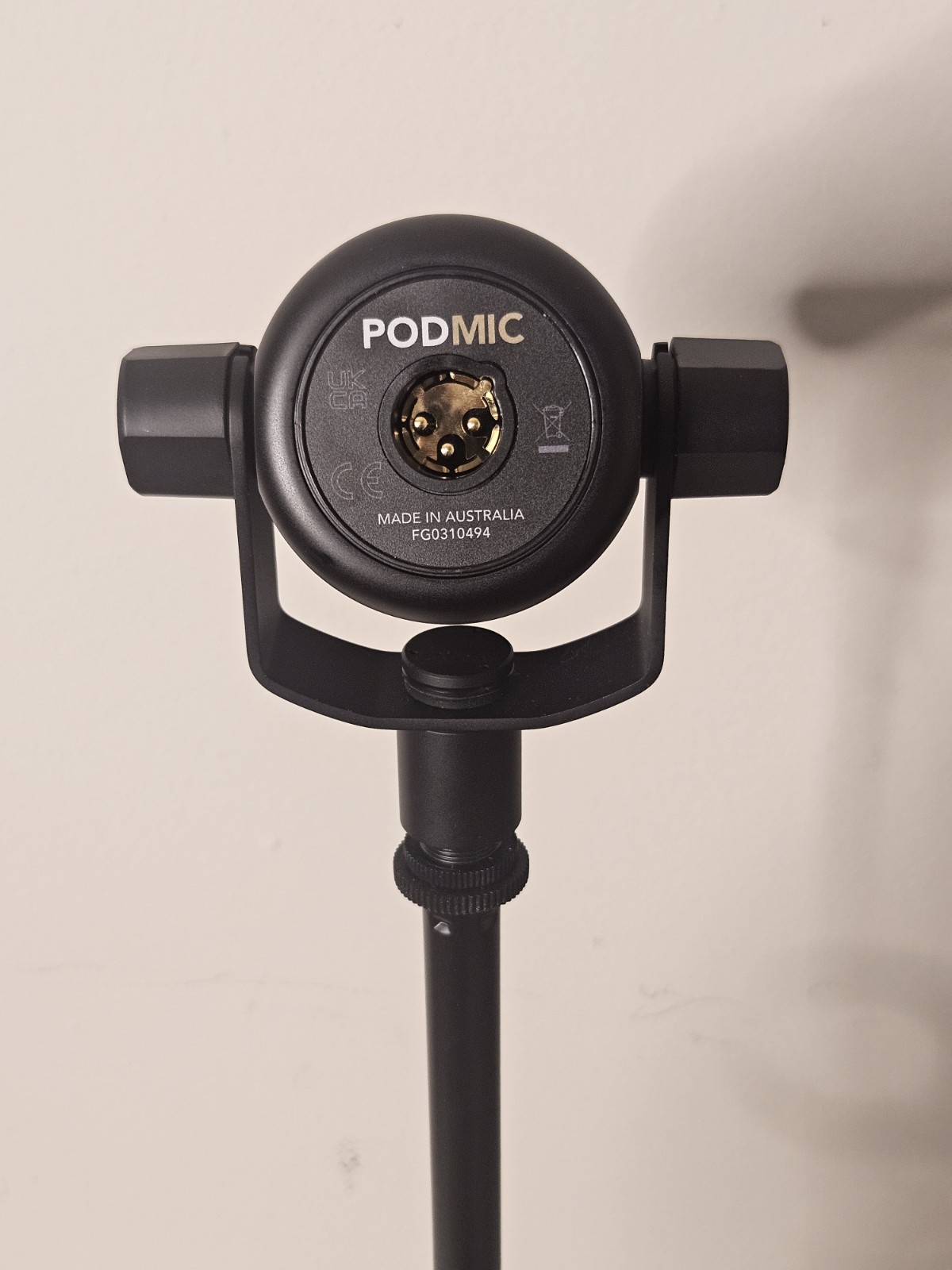 Rode PodMic Dynamic Broadcast Microphone and Boom Arm Bundle