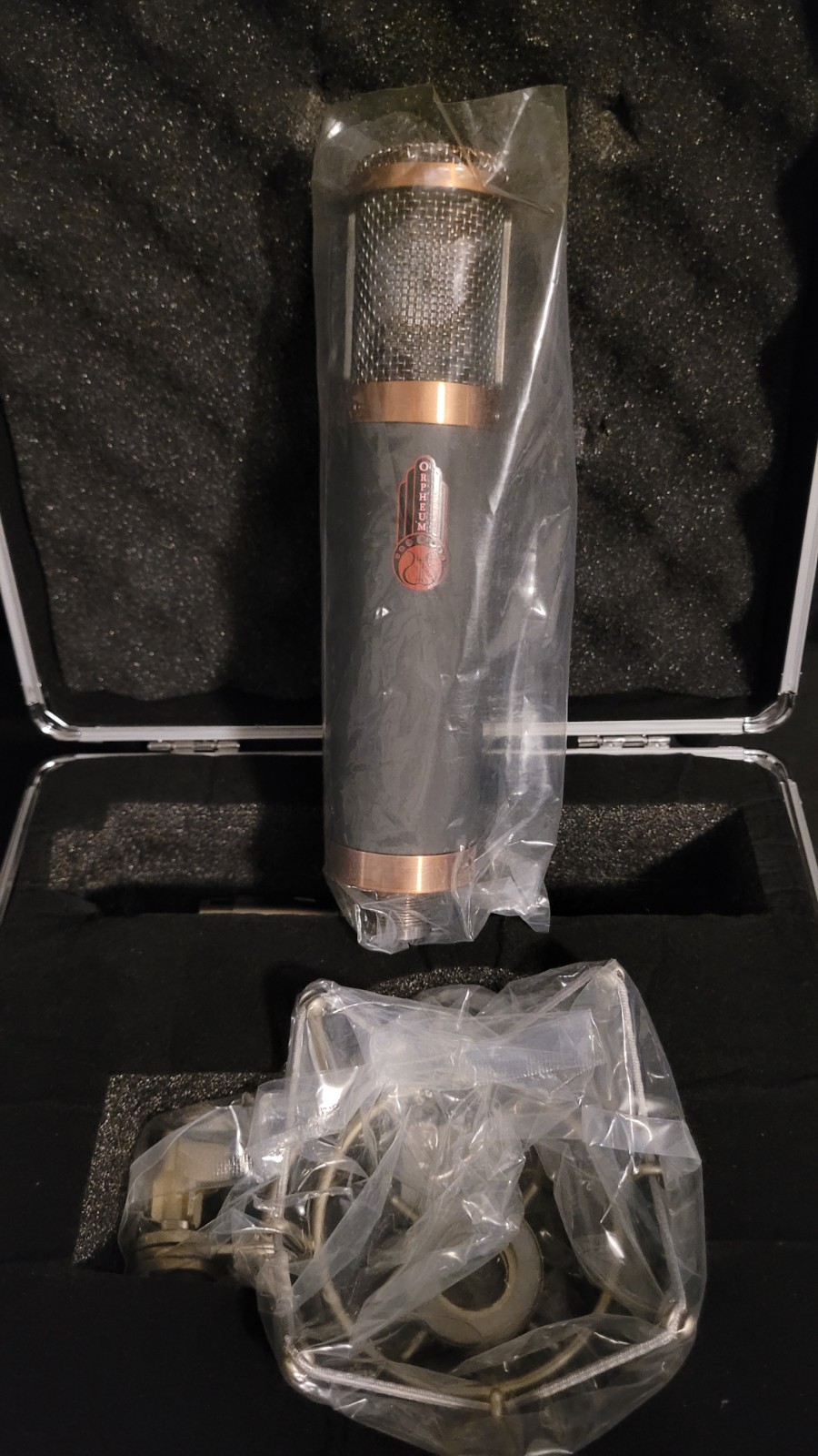 Orpheum Studio Condenser Microphone – Silver/Gold – Brand New
