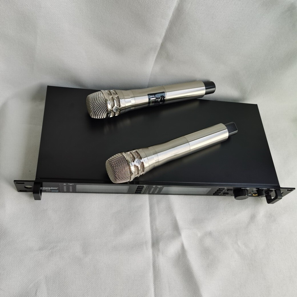 New Generation KSM8 Digital Wireless Microphone System 2 Channel K8 Hand Silver
