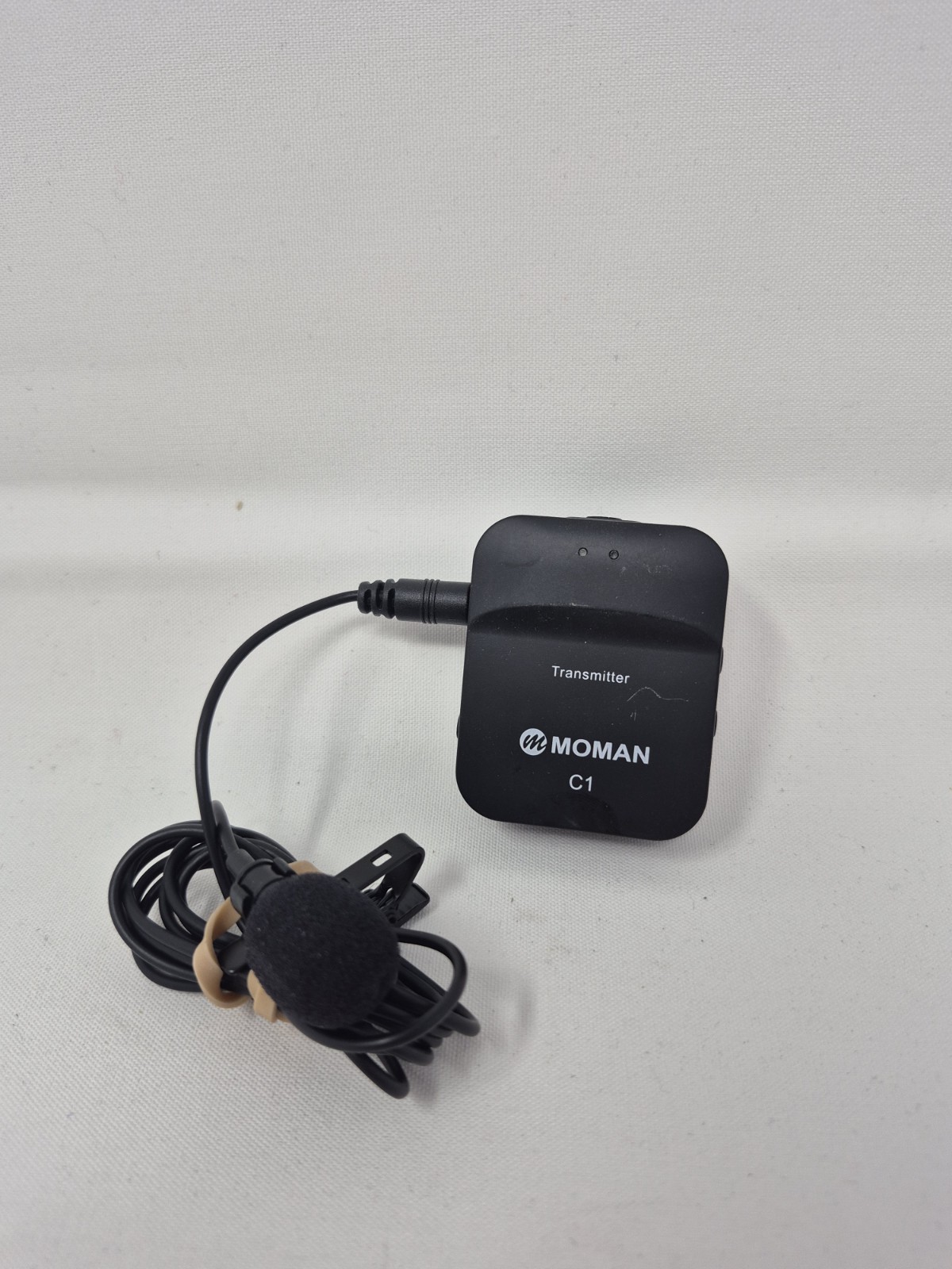 Wireless Moman C1 Transmitter Lavalier Microphone System – Transmitter ONLY