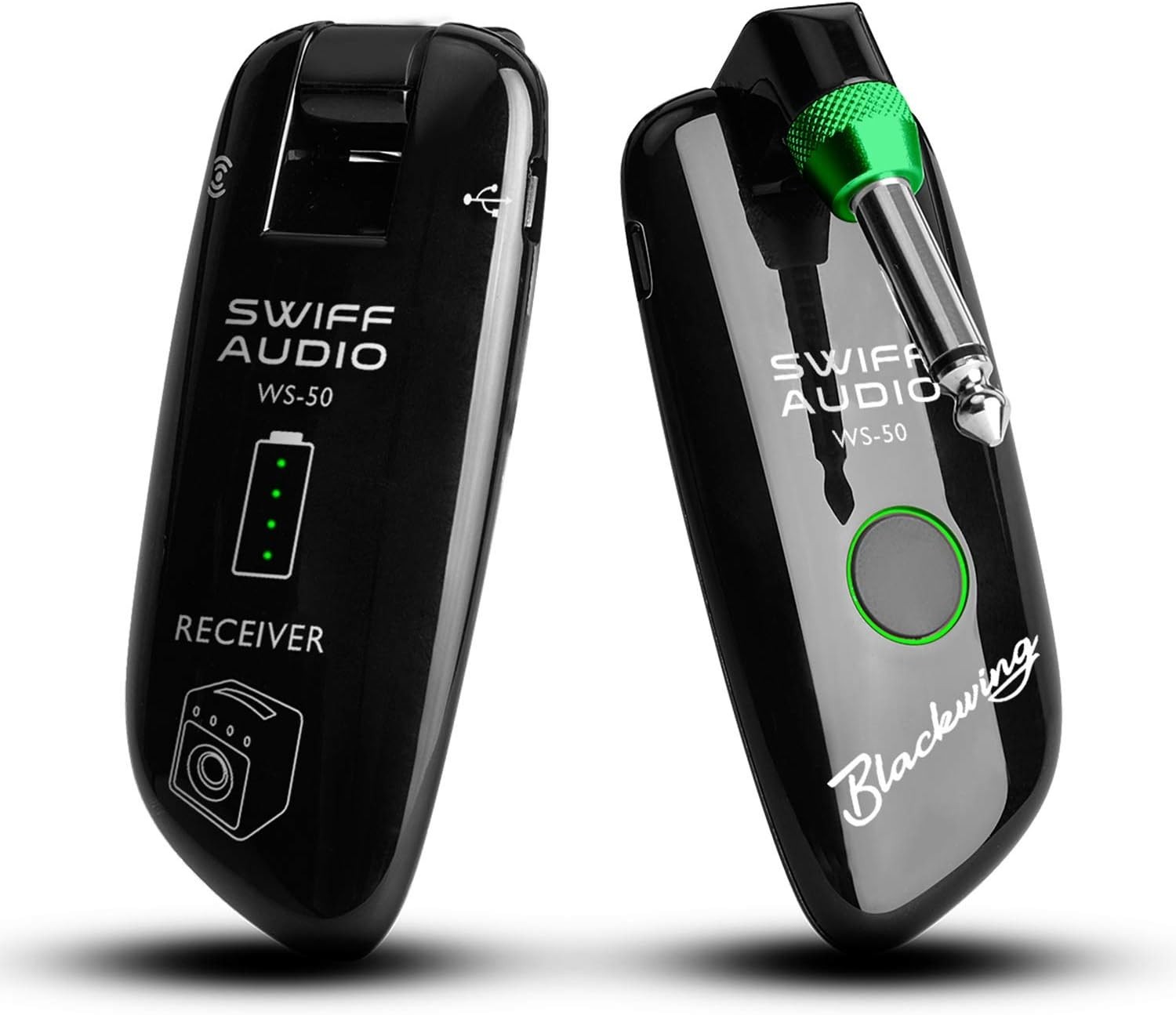 UHF Wireless Guitar System – Supports Guitar, Bass, Violin & More, Rechargeable