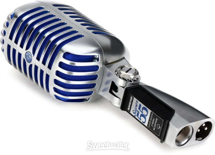 Shure Super 55 Deluxe Supercardioid Dynamic Vocal Microphone