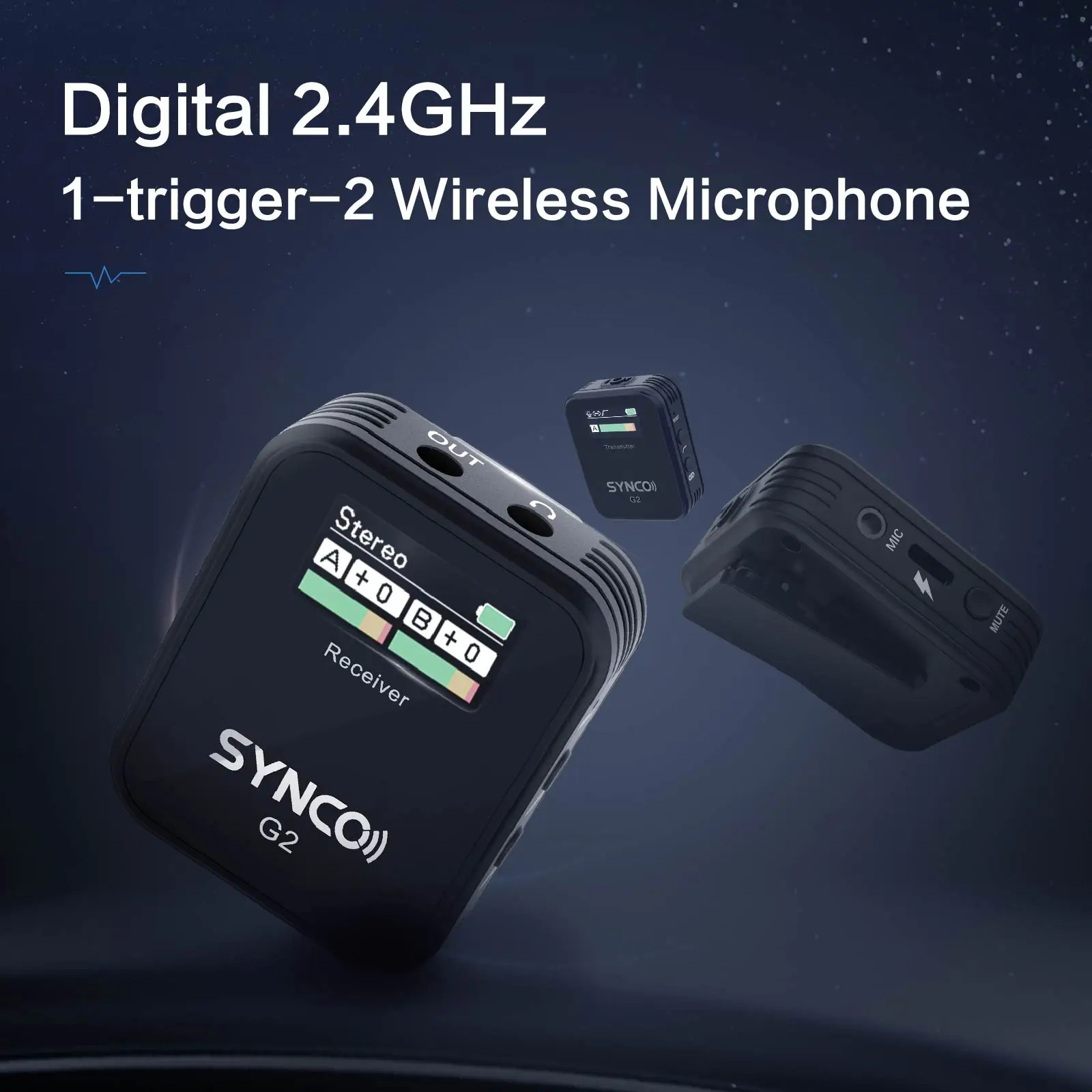 G2 G2A1 G2A2 Microphone Wireless Lavalier Microfone Mic System for Smartphone Ta