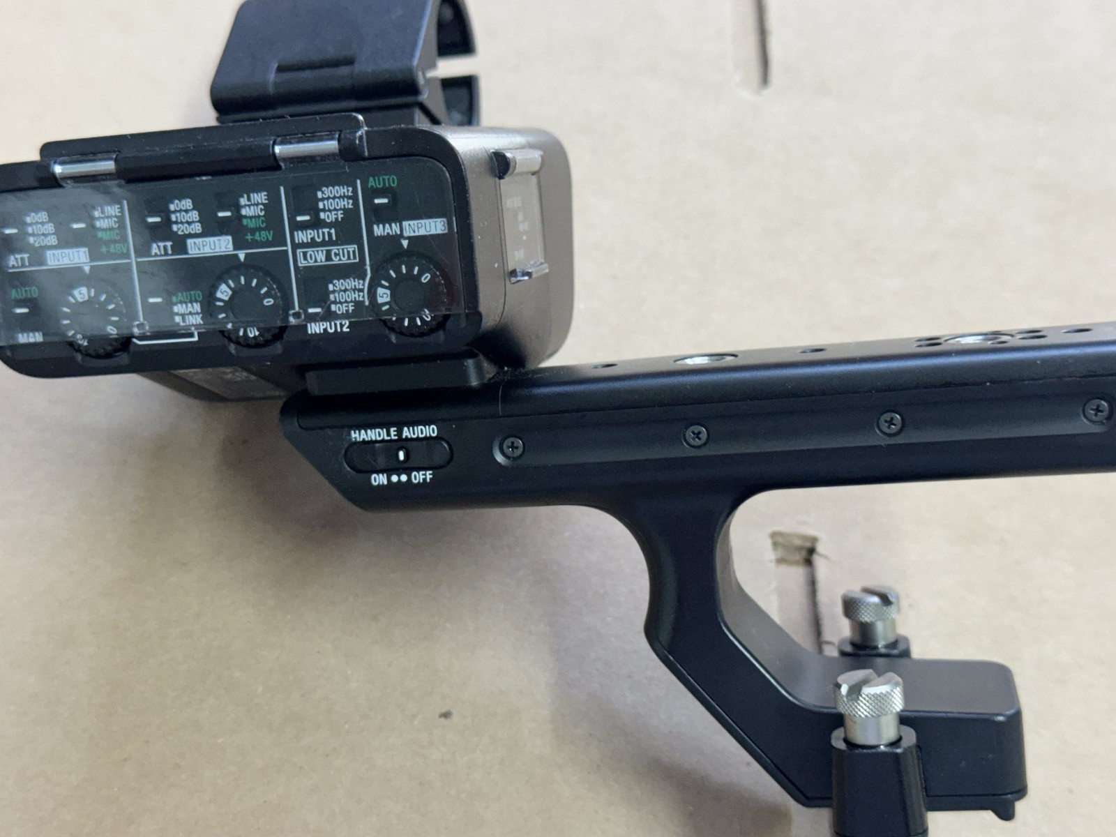Sony XLR-H1 XLR Audio Handle Unit FX3 FX30 FX2 Genuine Tested Working READ!!!!