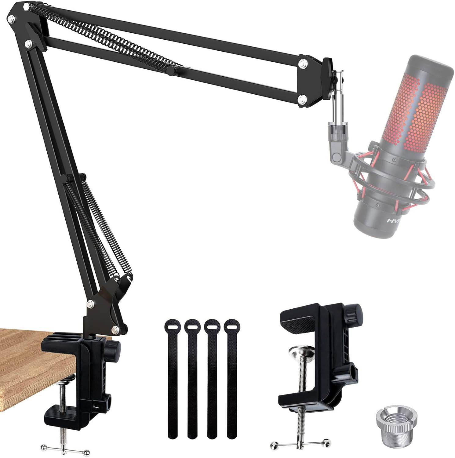 Quadcast Boom Arm, Mic Arm for Blue Yeti Hyperx Quadcast Solocast Fifine AM8 and