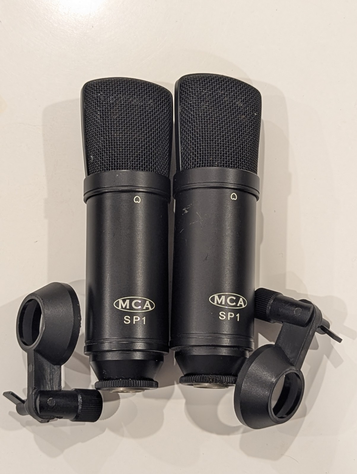 MCA SP1 Stereo Pair Mics – Upgraded Polystyrene C13 Gate Caps & Gutted Grille