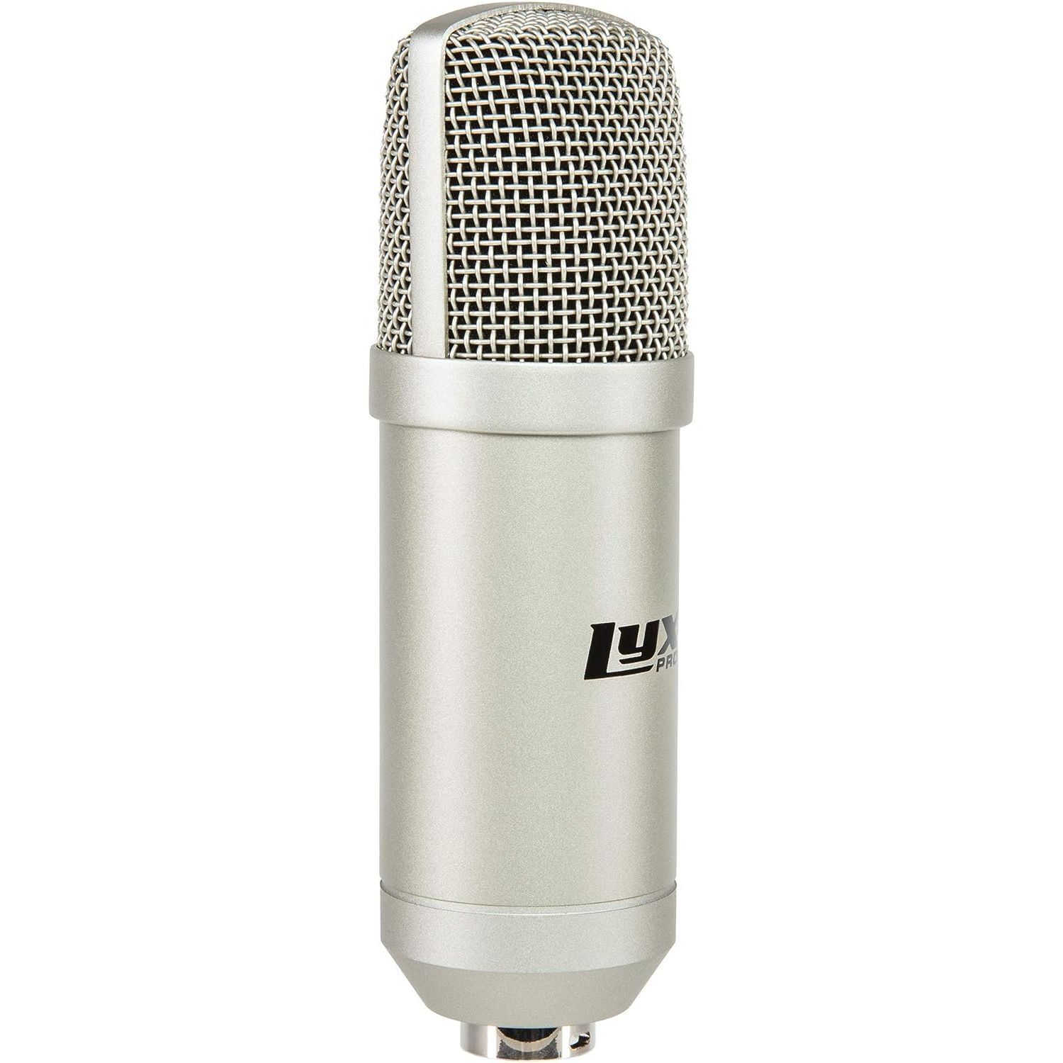 LyxPro Podcast Equipment Kit with Conderser Microphone, Shockmount & XLR Cable