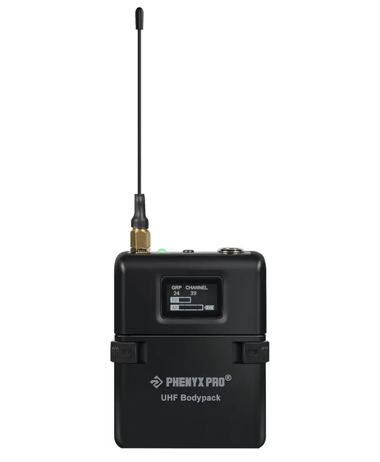 Phenyx Pro PWB-12 UHF Wireless Bodypack Transmitter for PTU-1U/2U 3 pin headset.