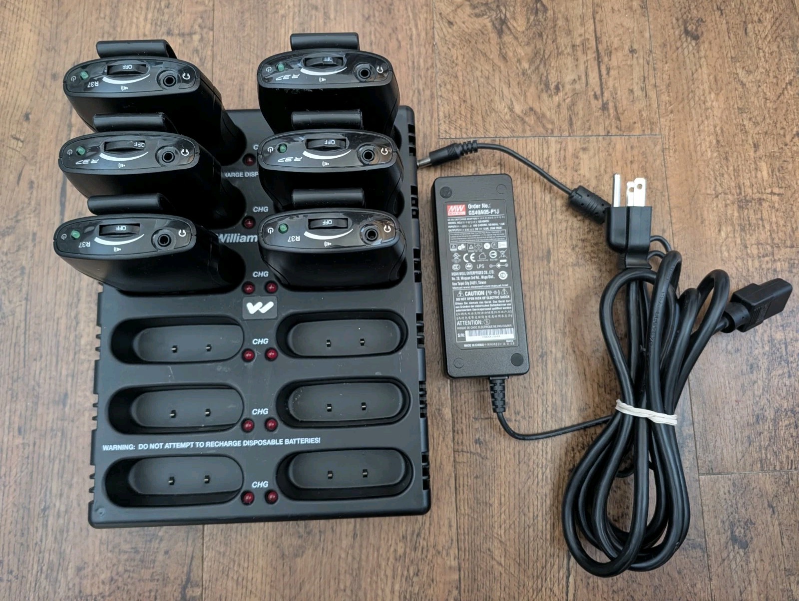 Lot 6x Williams Sound PPA R37 With Charger CHG 3512 B21