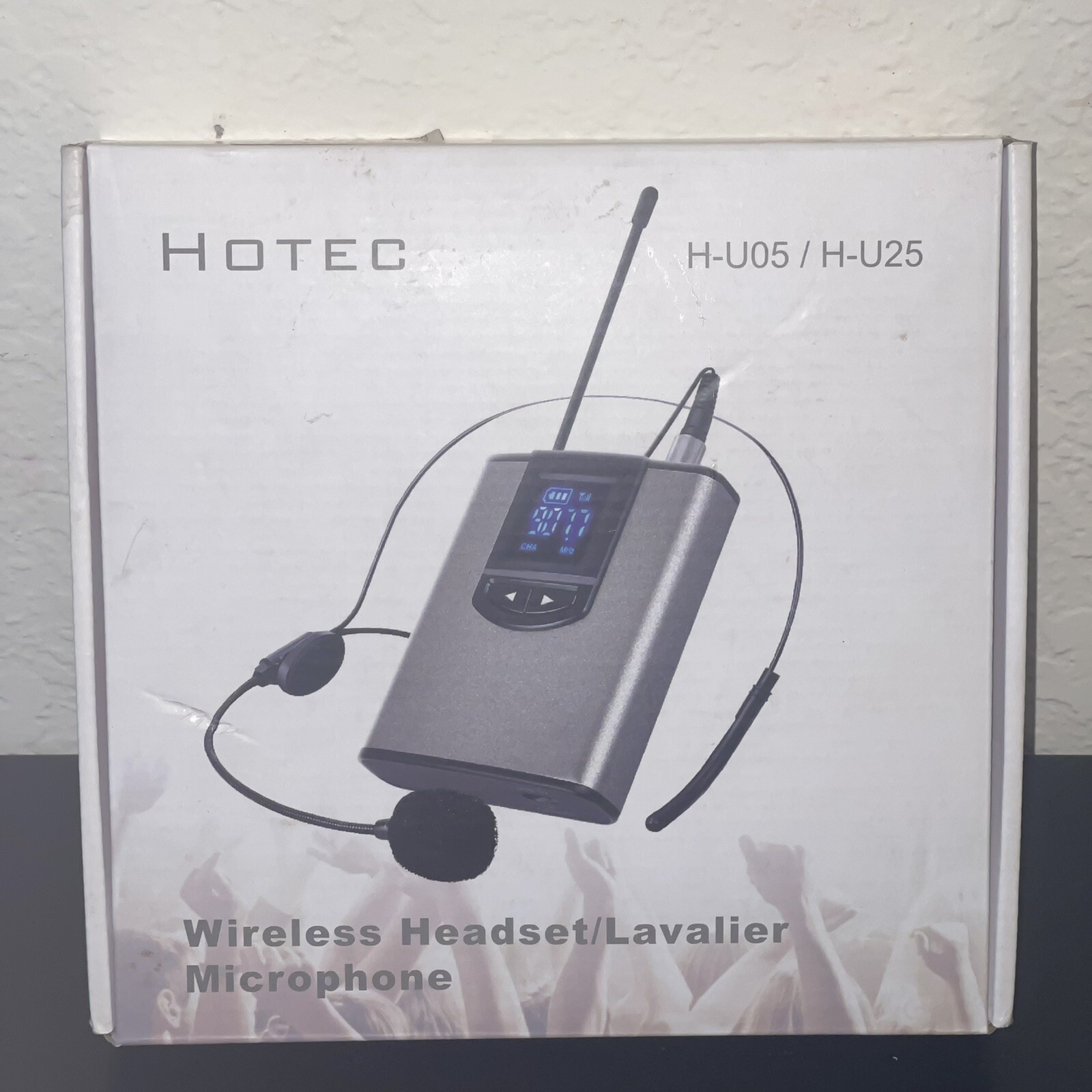 Hotec UHF YM-2 Wireless Headset Lavalier Microphone H-U05 / H-U25 Open Box New