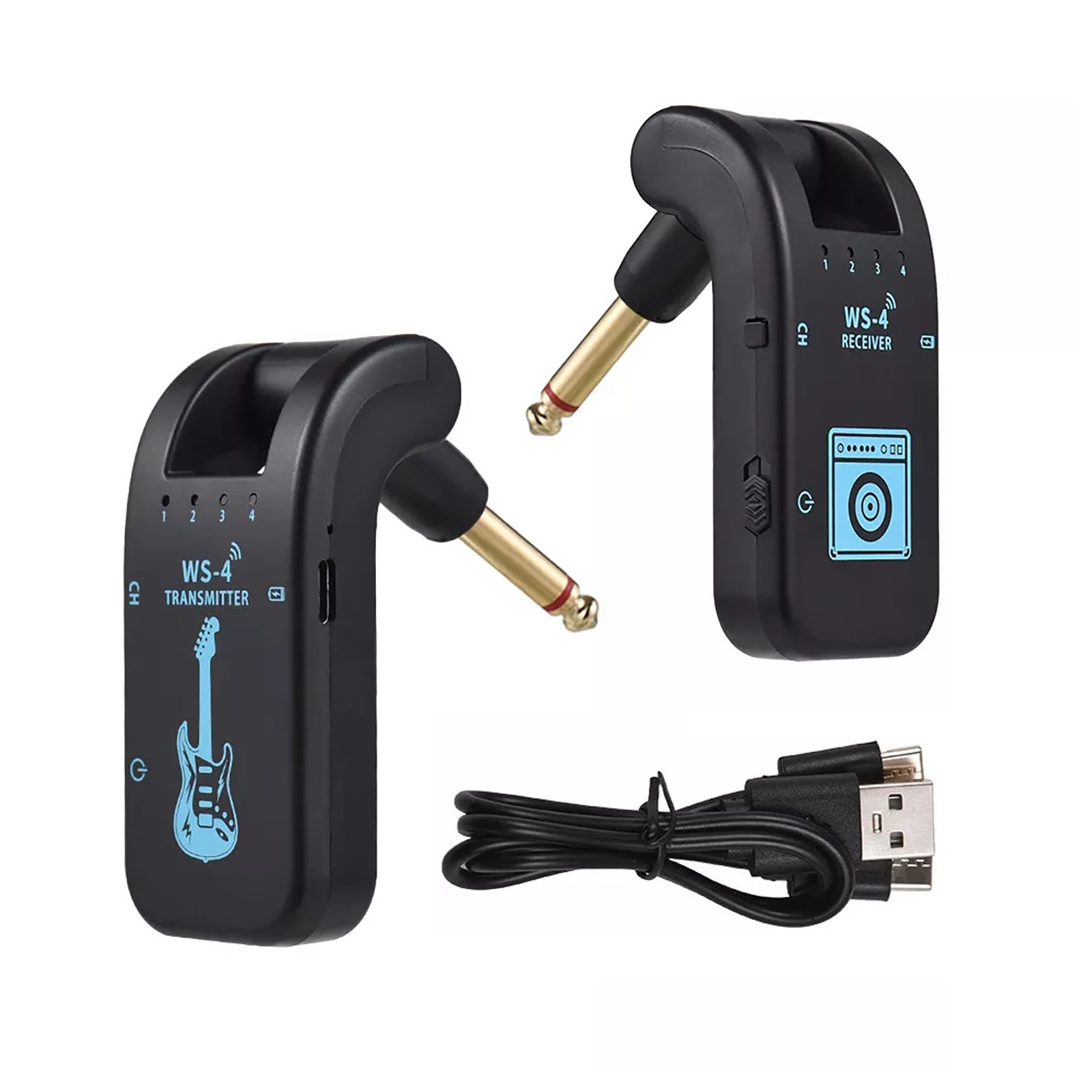 Excellent Quality 2.4G Wireless Guitar Rechargeable Transmitter And Receiver