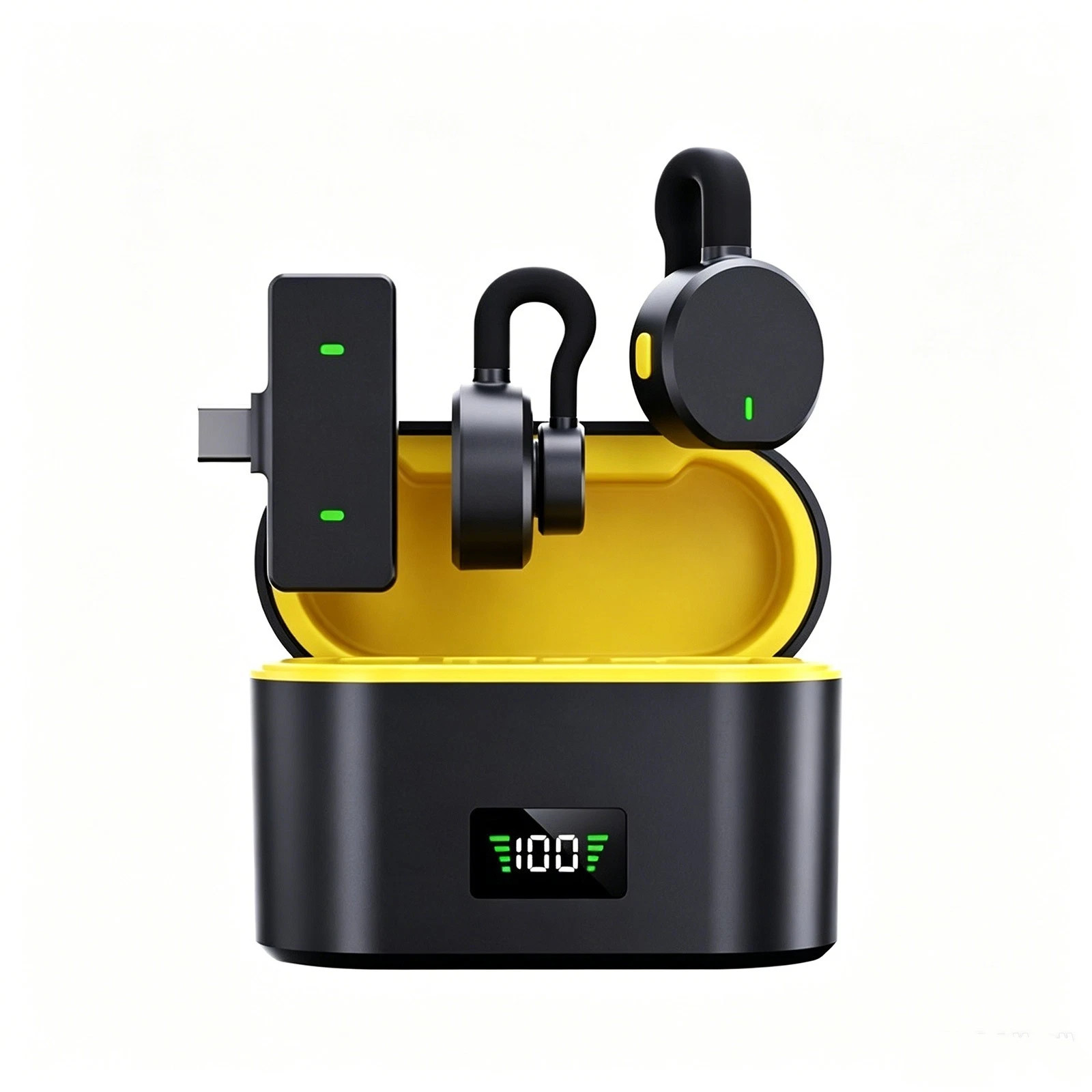 USB-C Type-C Mini Wireless Lavalier Microphone for Android iPhone Tablet