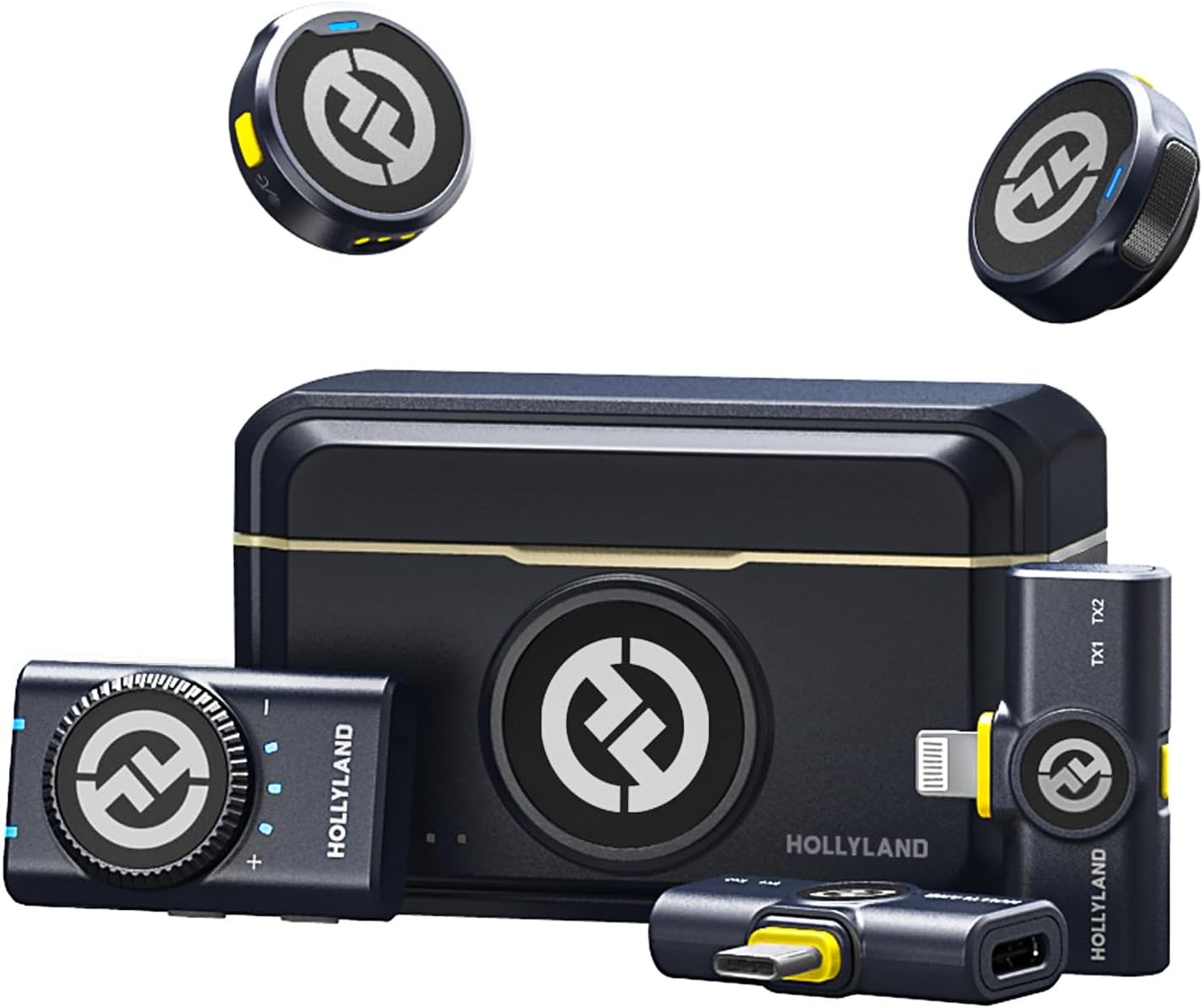 Lark M2 Wireless Microphone for iPhone/Camera/Android/PC 48kHz/24-bit High