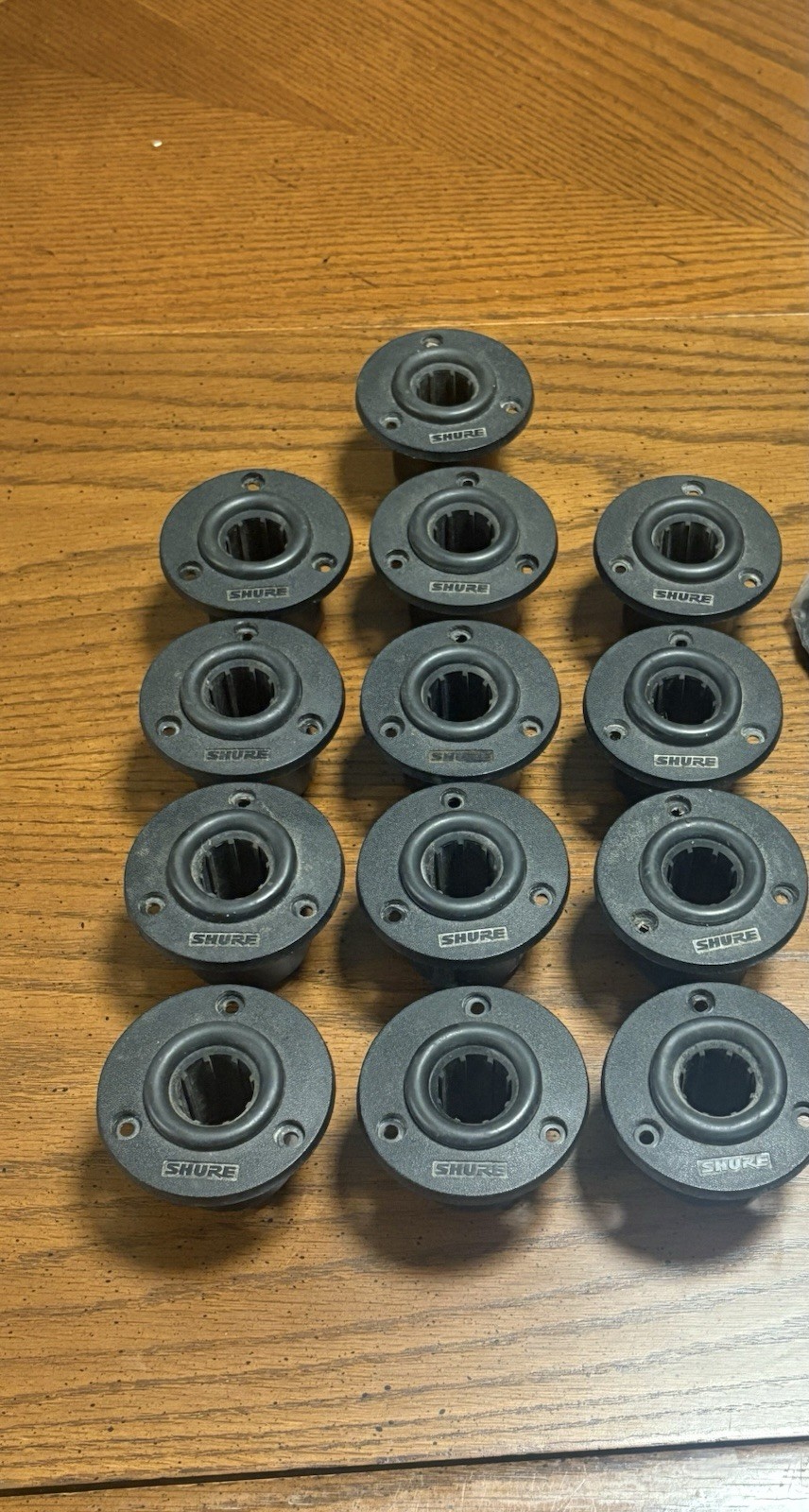 Shure A400SM Gooseneck Microphone Podium Tabletop Shock Mount – Used Lot of 13