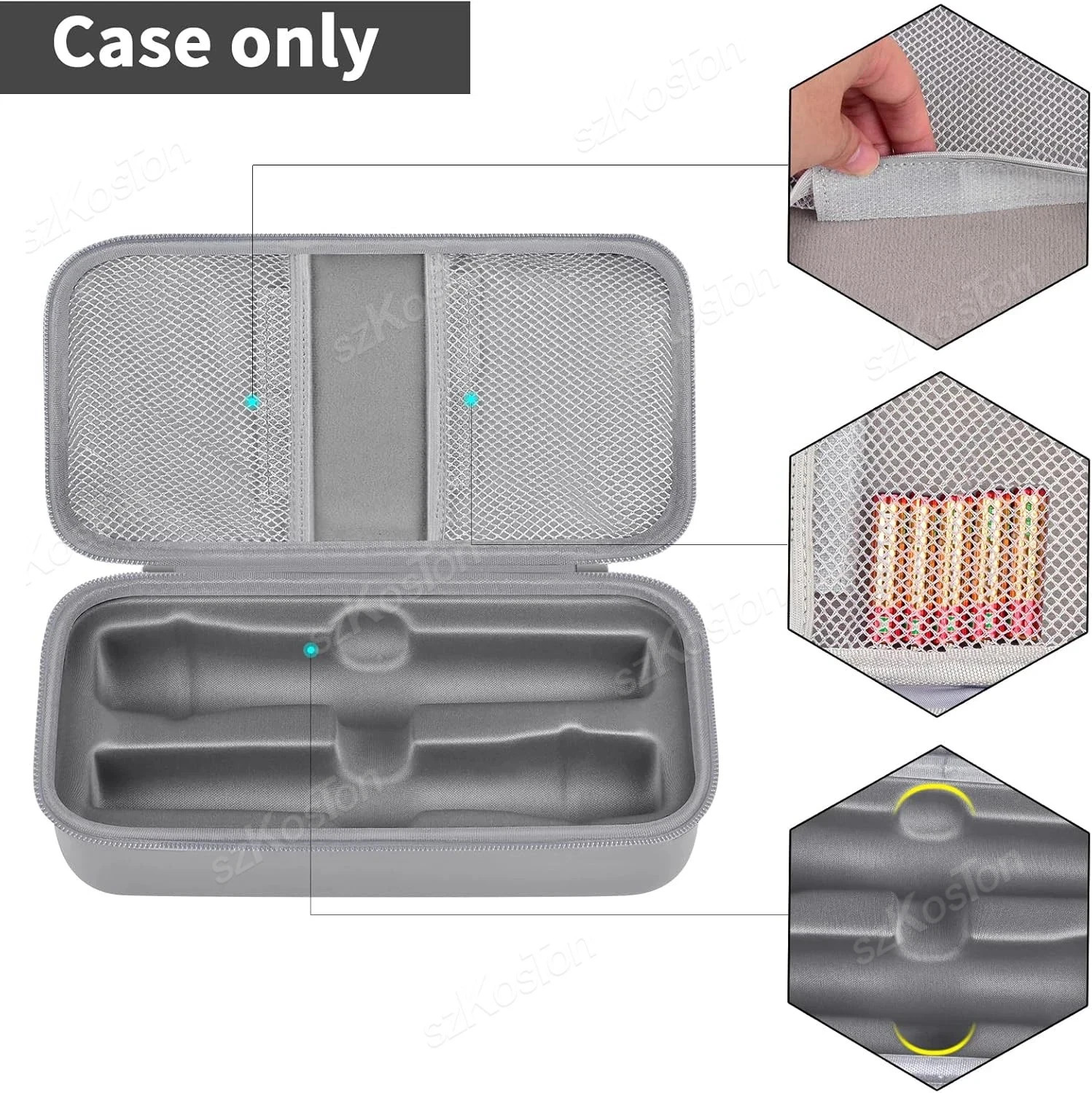 Wireless Microphone Case for JBL Partybox Wireless Two Microphone System Singing