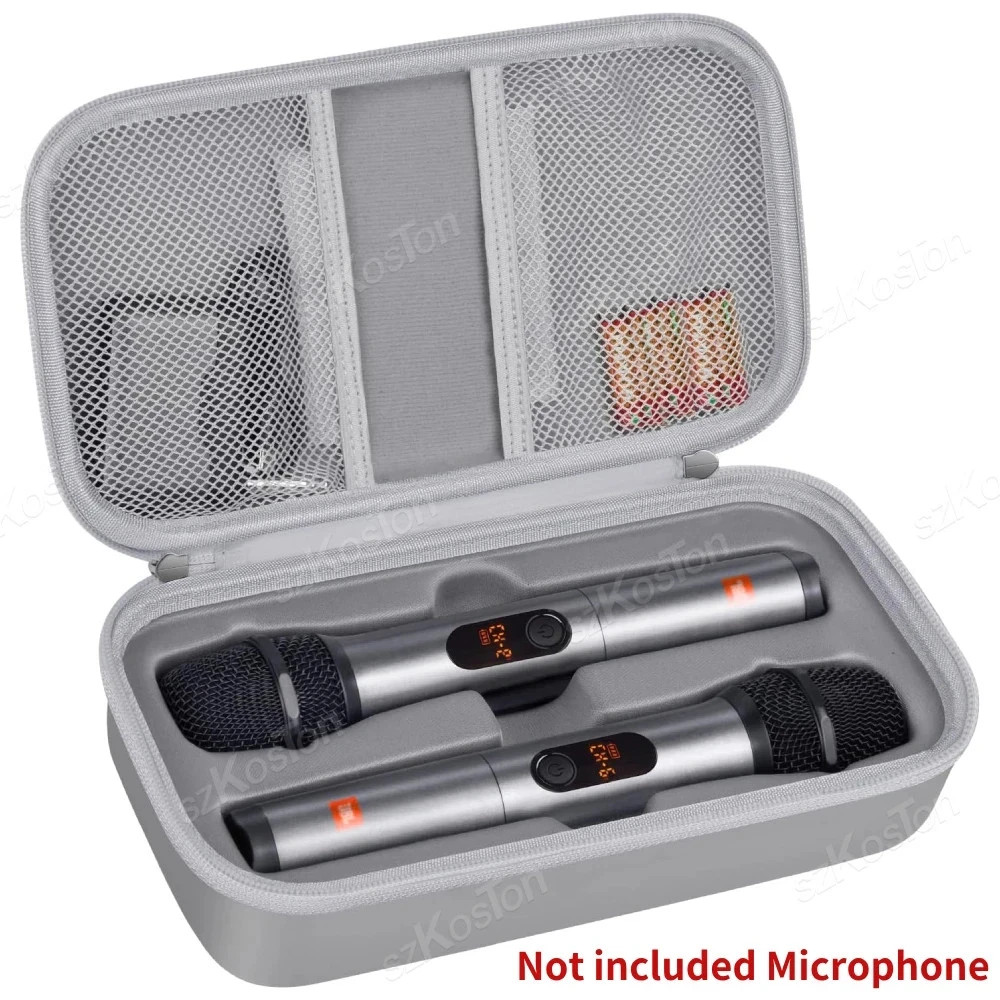 Wireless Microphone Case for JBL Partybox Wireless Two Microphone System Singing