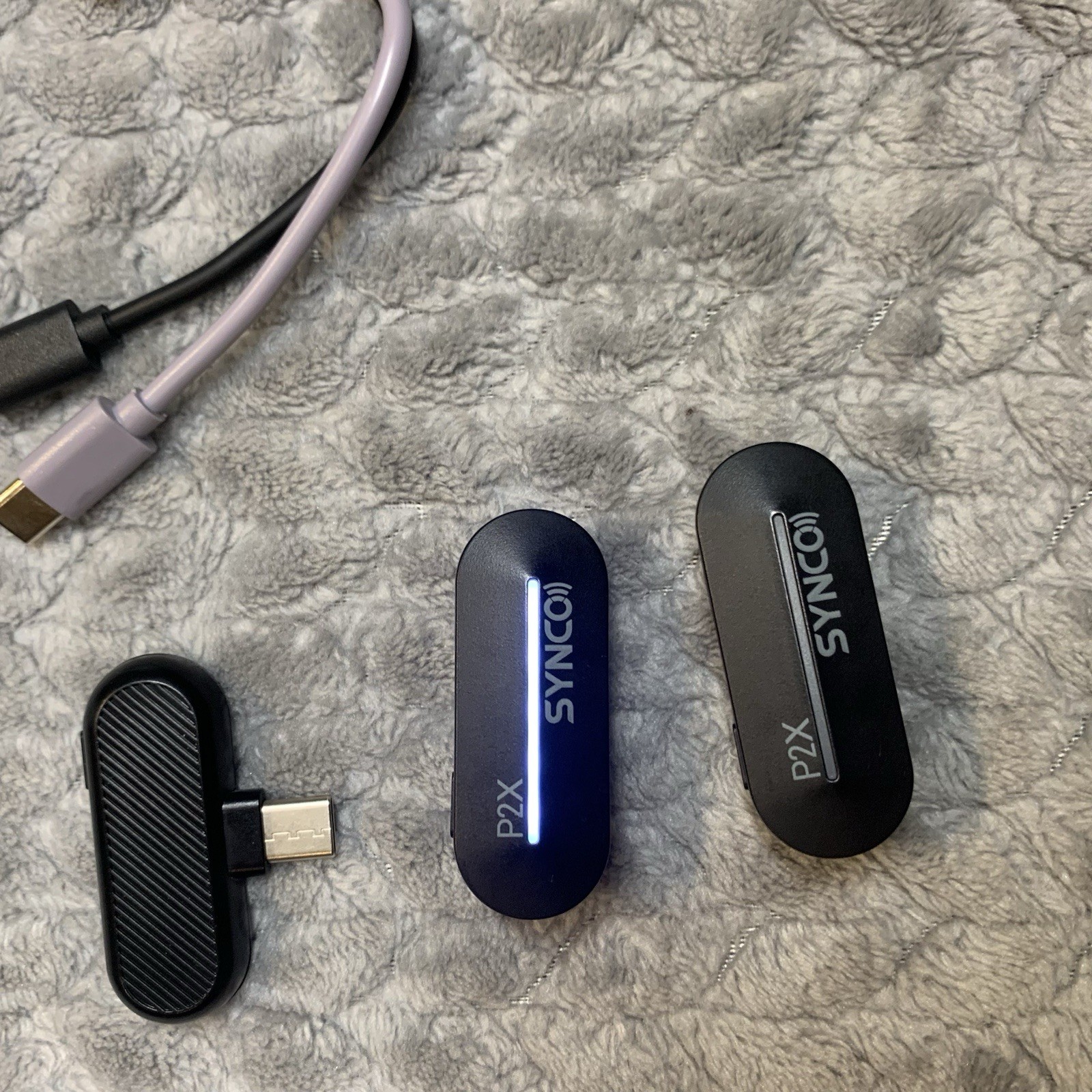 SYNCO P2XT Wireless Lavalier Microphone System USB-C Dual Mic Kit