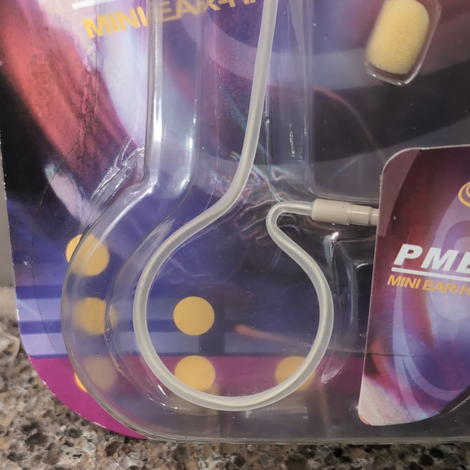 Pyle Pro PMEMS10 Ear-Hanging Condenser Mic Omni Mini-XLR Skin Windscreen