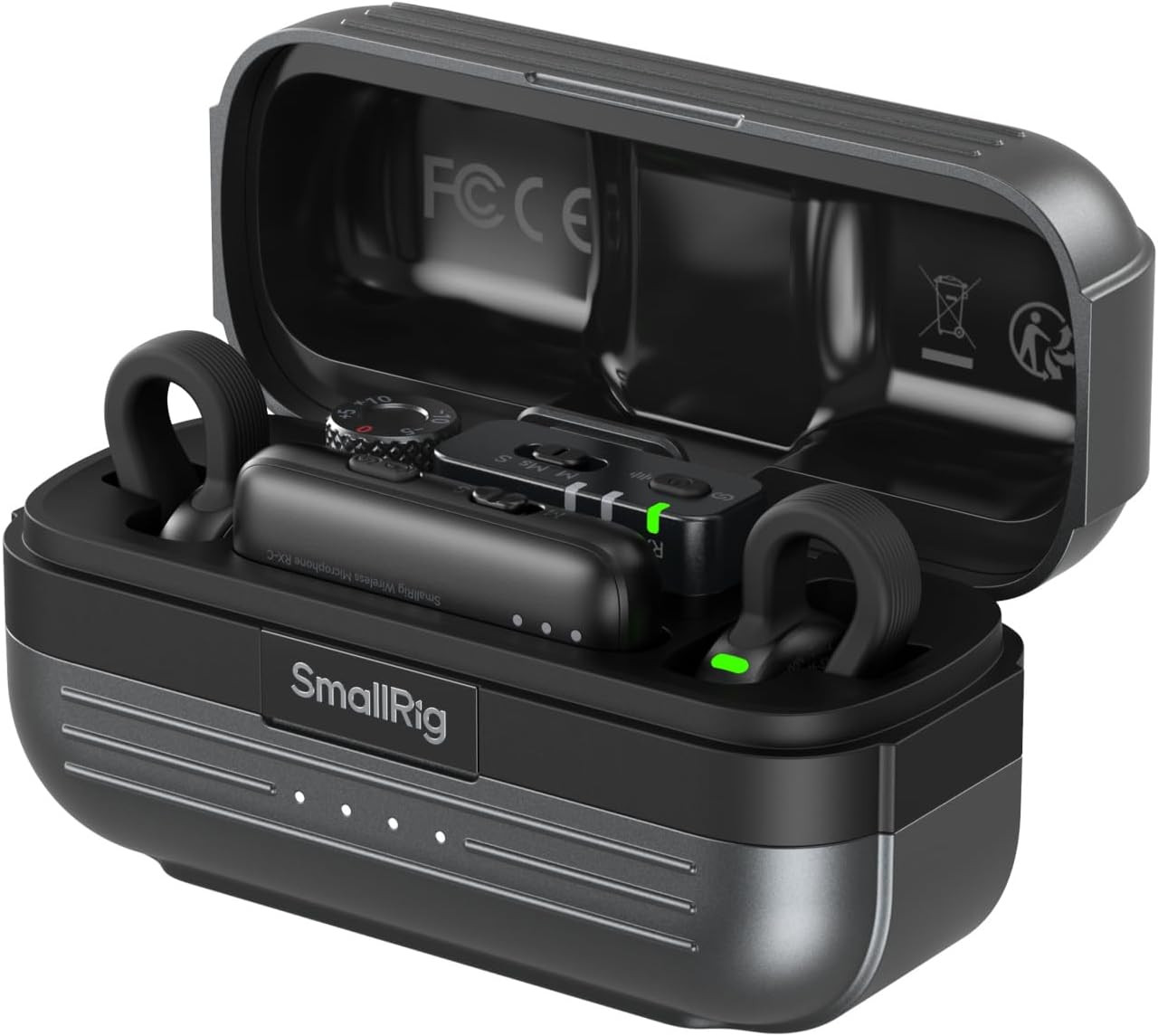 Wireless Mic S70 (2 TX + 2 RX + Charging Case), USB-C and 3.5Mm Jack Compact Wir
