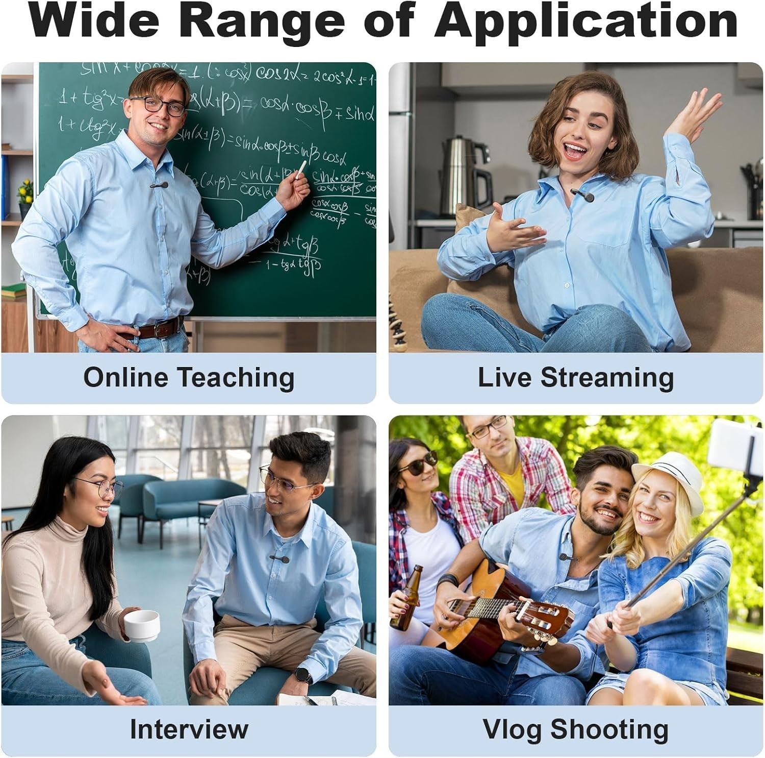 USB-C Type-C Mini Wireless Lavalier Microphone for Android iPhone Tablet