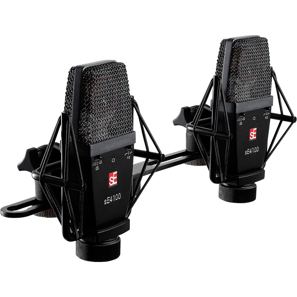 sE Electronics sE sE4100PAIR Factory Matched Pair Condenser Micr wMountCase