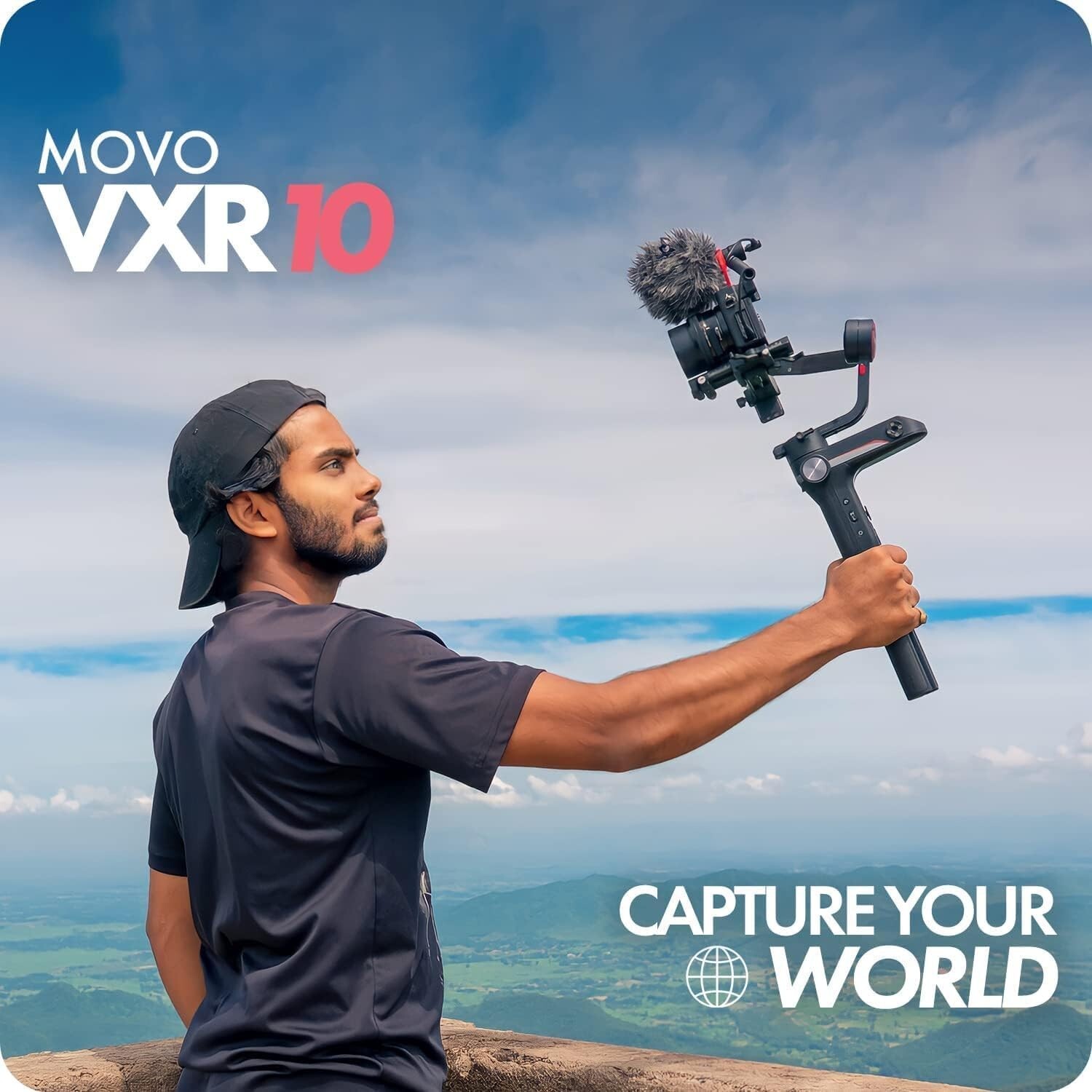 Movo VXR10 Universal Cardioid Condenser Video Microphone with Shock Mount