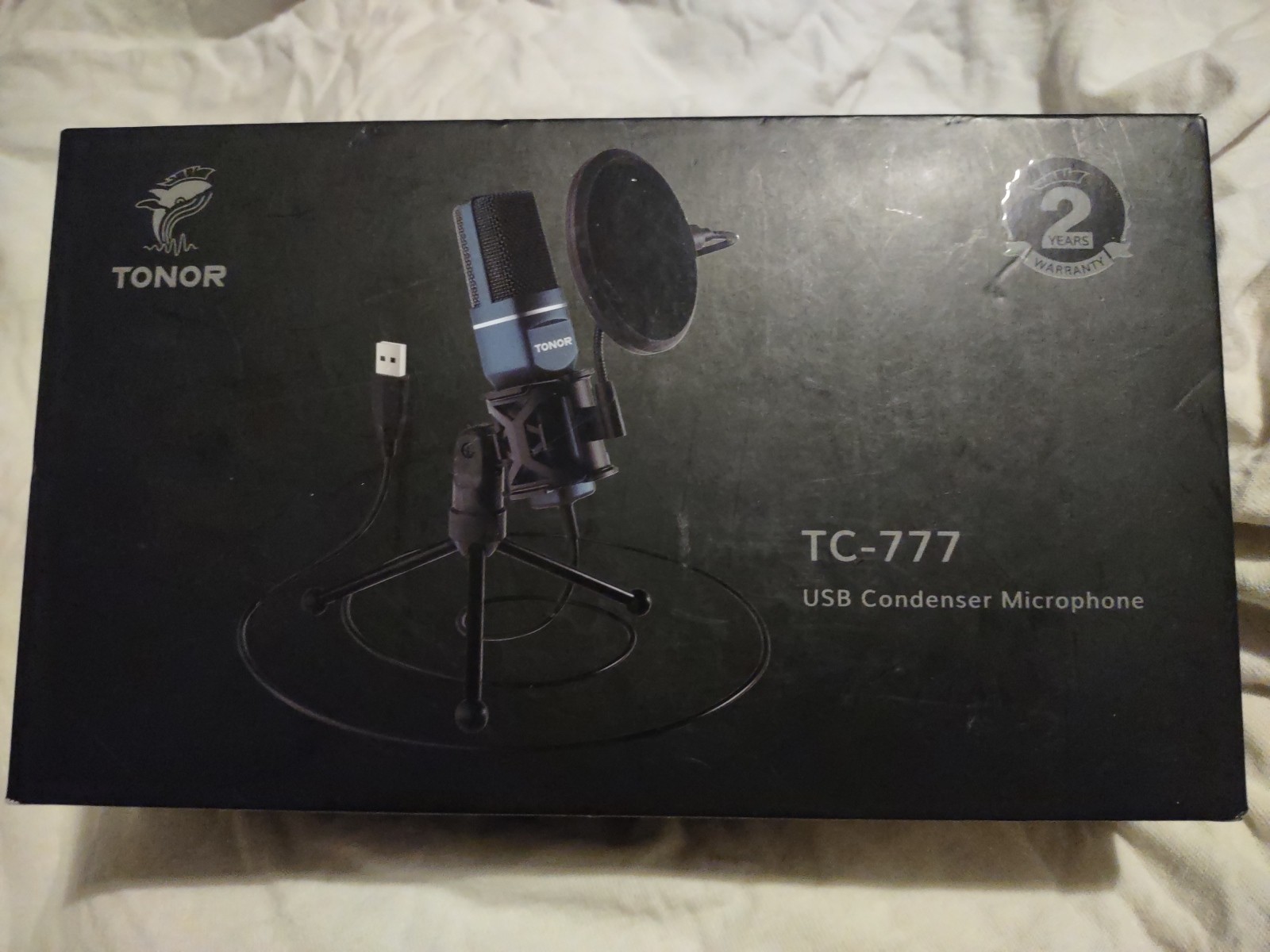 TONOR TC-777 USB Microphone Condenser Microphone open box