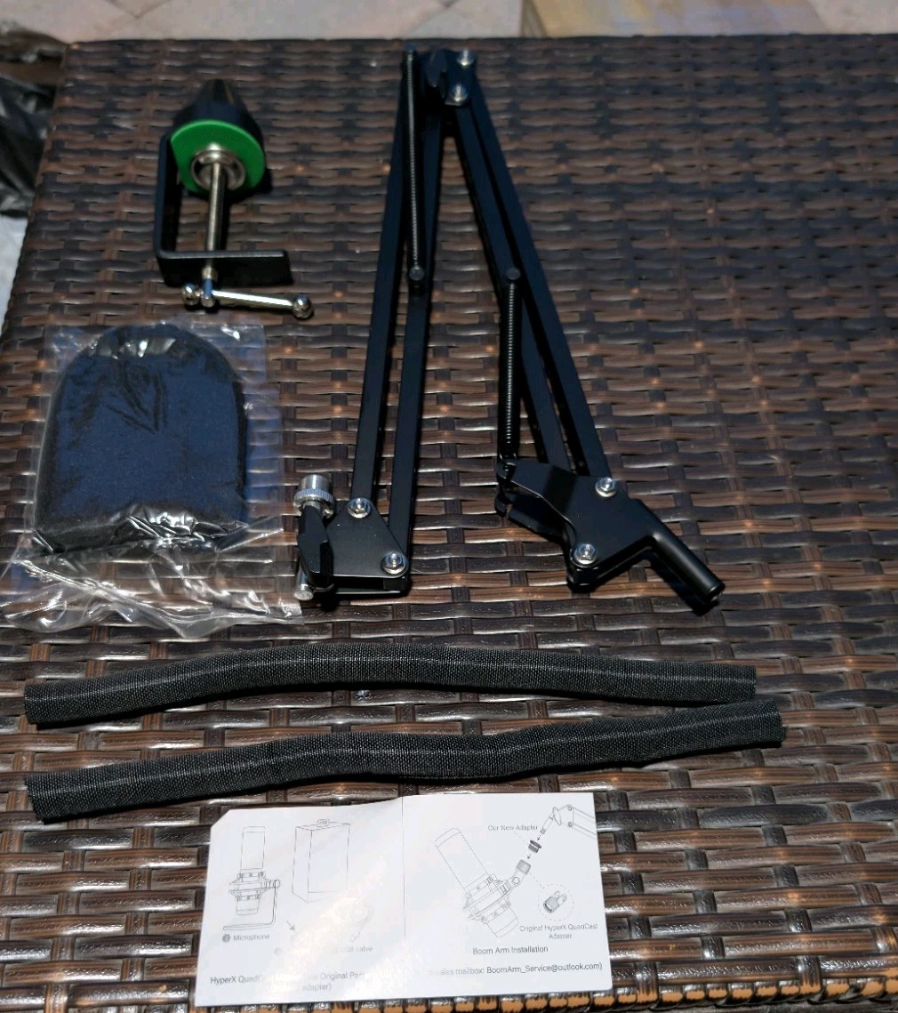 QuadCast Boom Arm, Mic Arm for Blue Yeti HyperX QuadCast SoloCast Fifine AM8