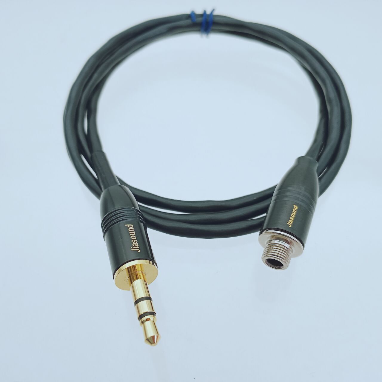 3.5mm TRS Screw Female Jack Locking to 3.5mm Standard Plug M/F Extension Cable