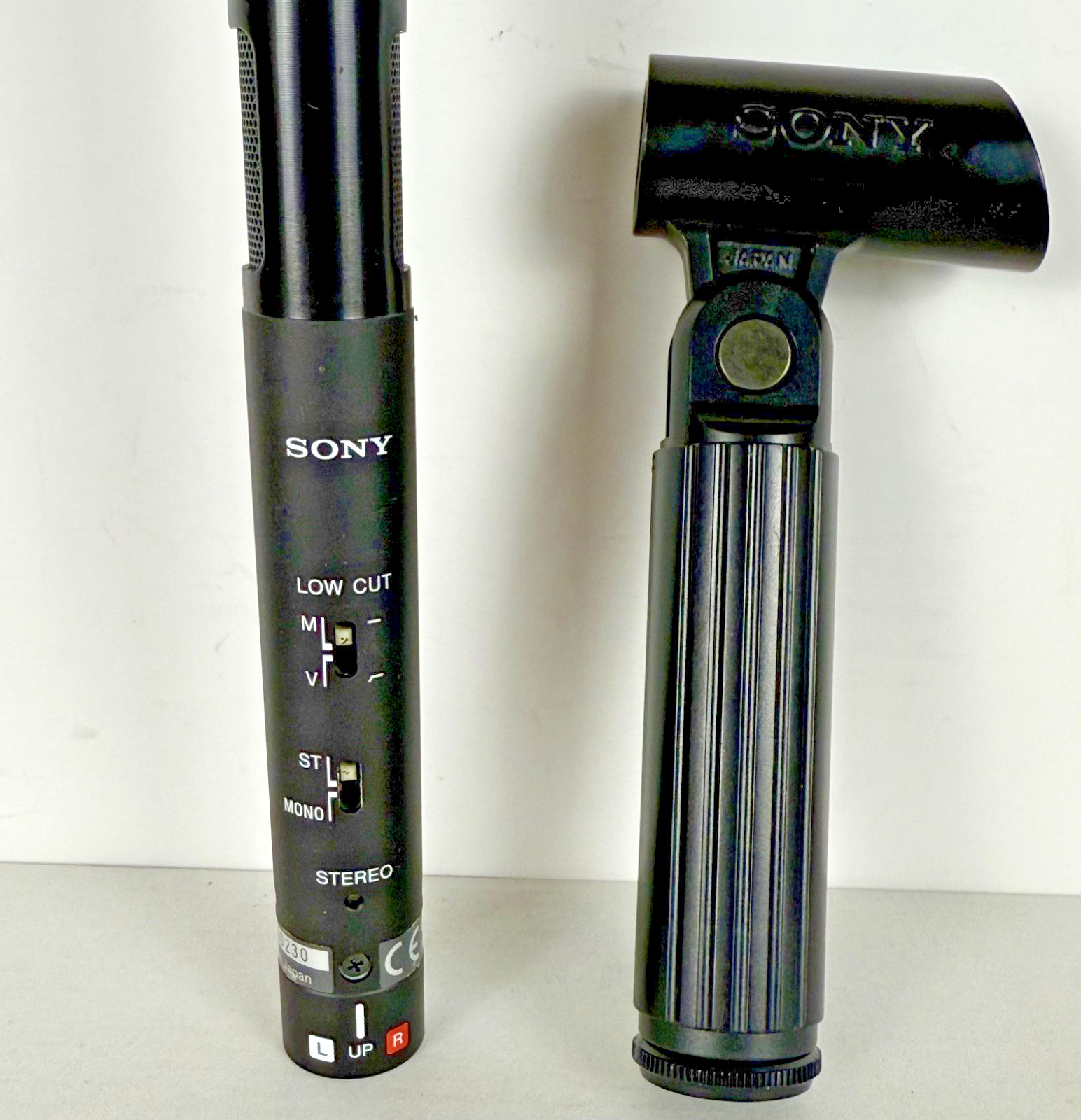 Sony ECM-680S M/S Stereo Shotgun Microphone with Case & Cables – Untested