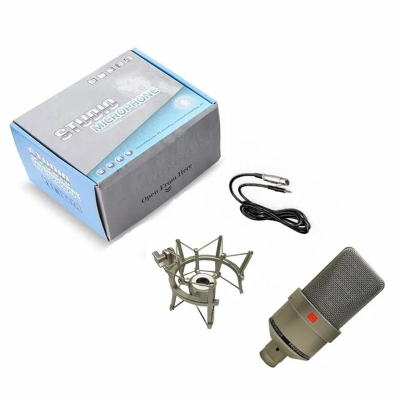 Professional Condenser Microphone Studio for PC Laptop Computer Mic Karaoke Sing
