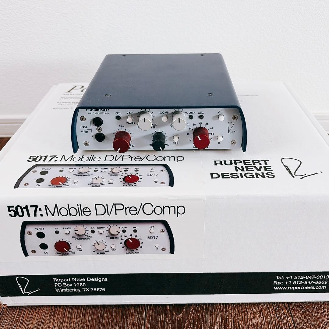 Rupert Neve Portico 5017 Channel Strip Preamp DI Compressor Silk Vari-Ph Used
