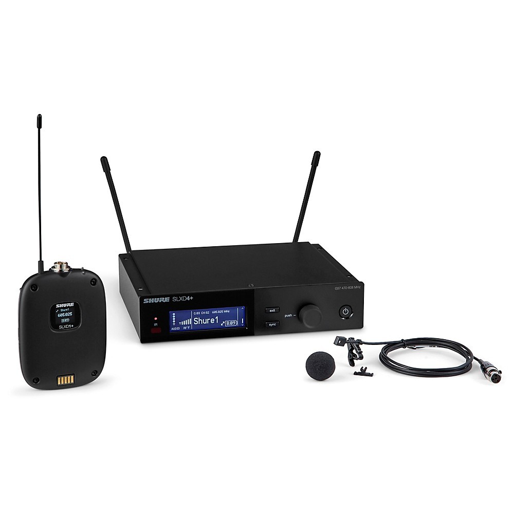 Shure SLXD14+93 Wireless Lavalier Microphone System Band G57