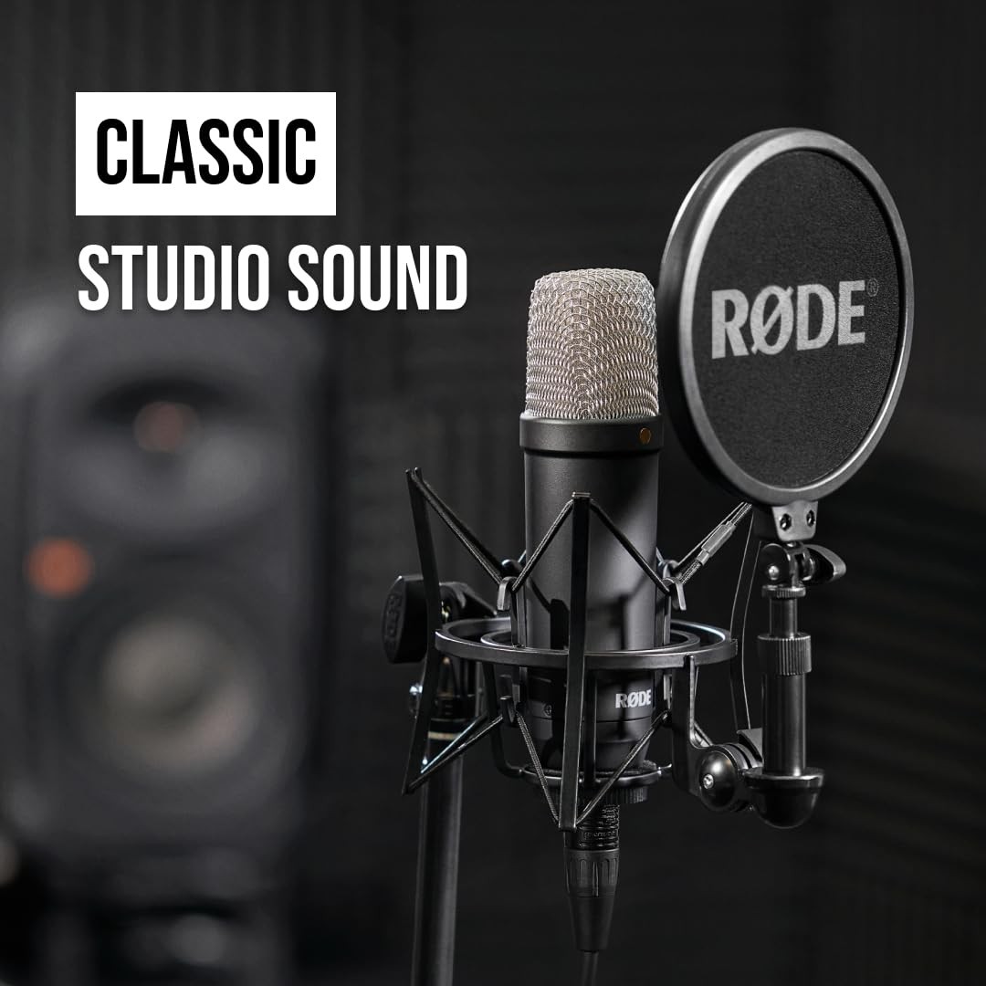 RØDE NT1 Signature Series Large-Diaphragm Condenser 50.608 cm³, Black