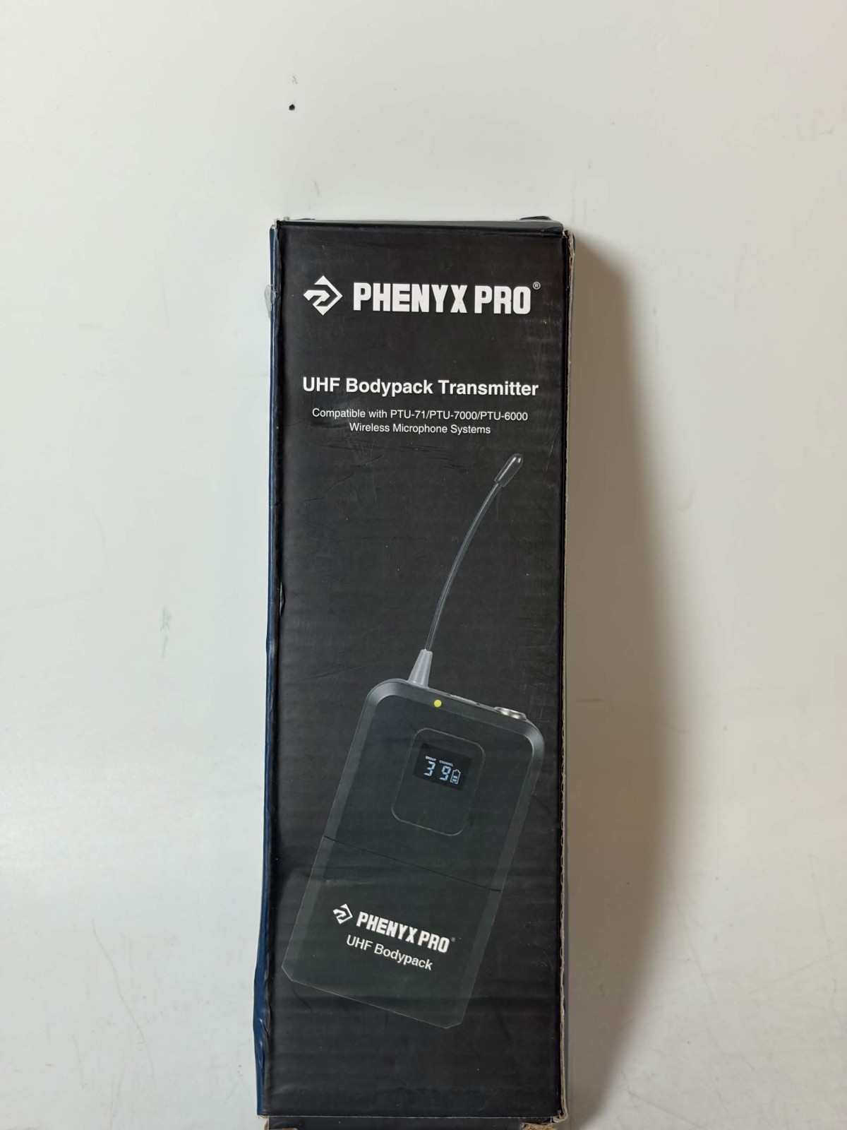NEW Phenyx Pro UHF Wireless Bodypack Transmitter Mute PWB-7