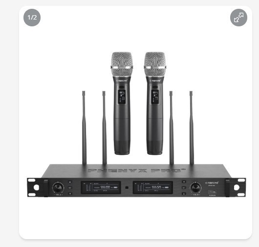 Factory SEALED Phenyx Pro PTU-2U Wireless Stage and Studio Microphone System