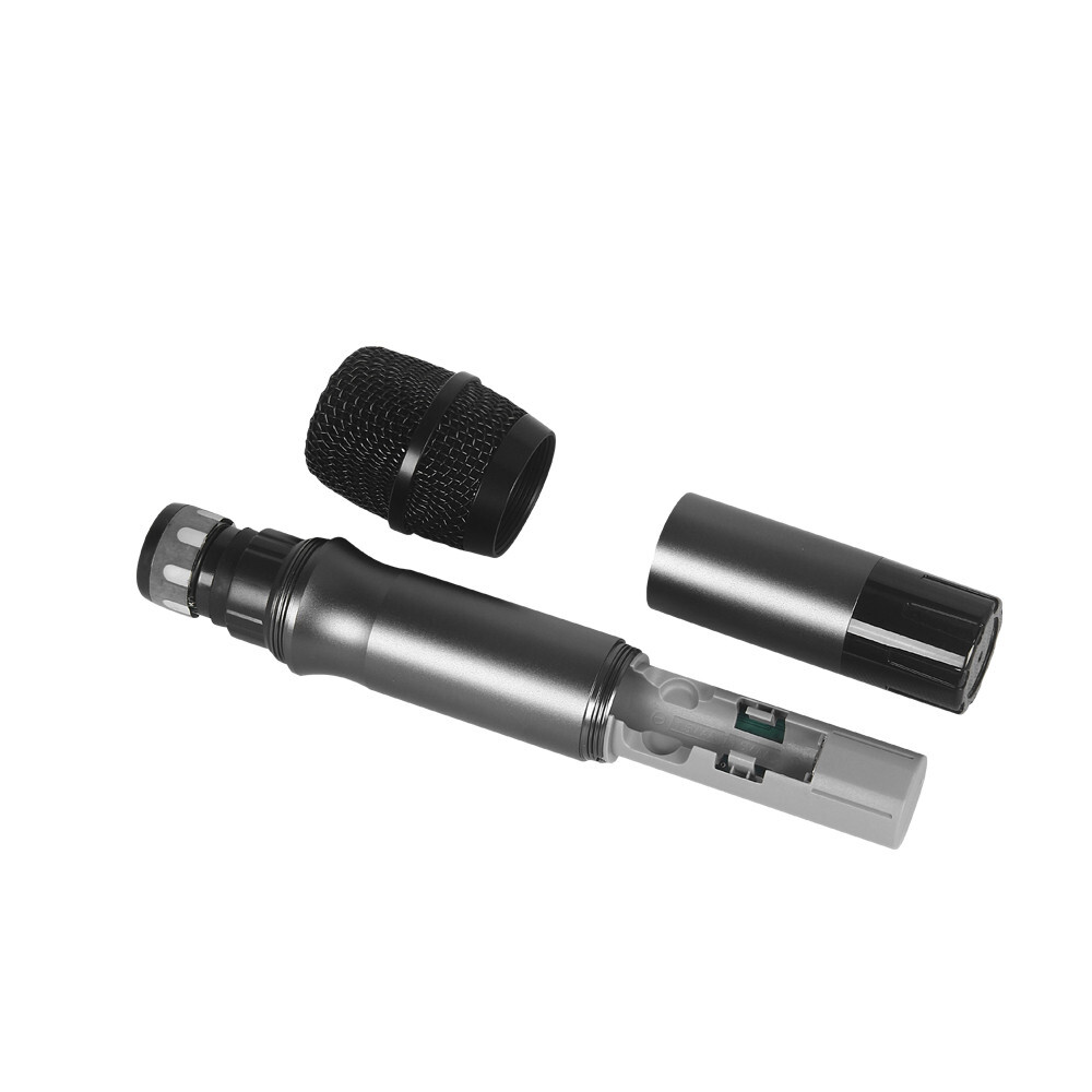 Wireless Microphone System 8 Handheld Metal Dynamic Mic UHF Church School Party