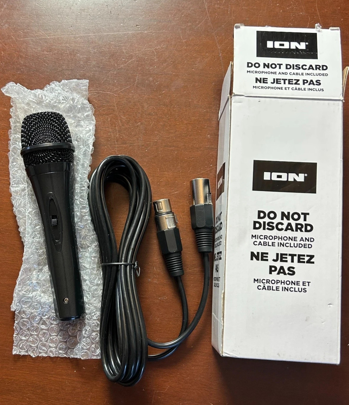ION XLR Microphone with 15ft XLR 3-Pin Cable for Total PA Ultimate Systems