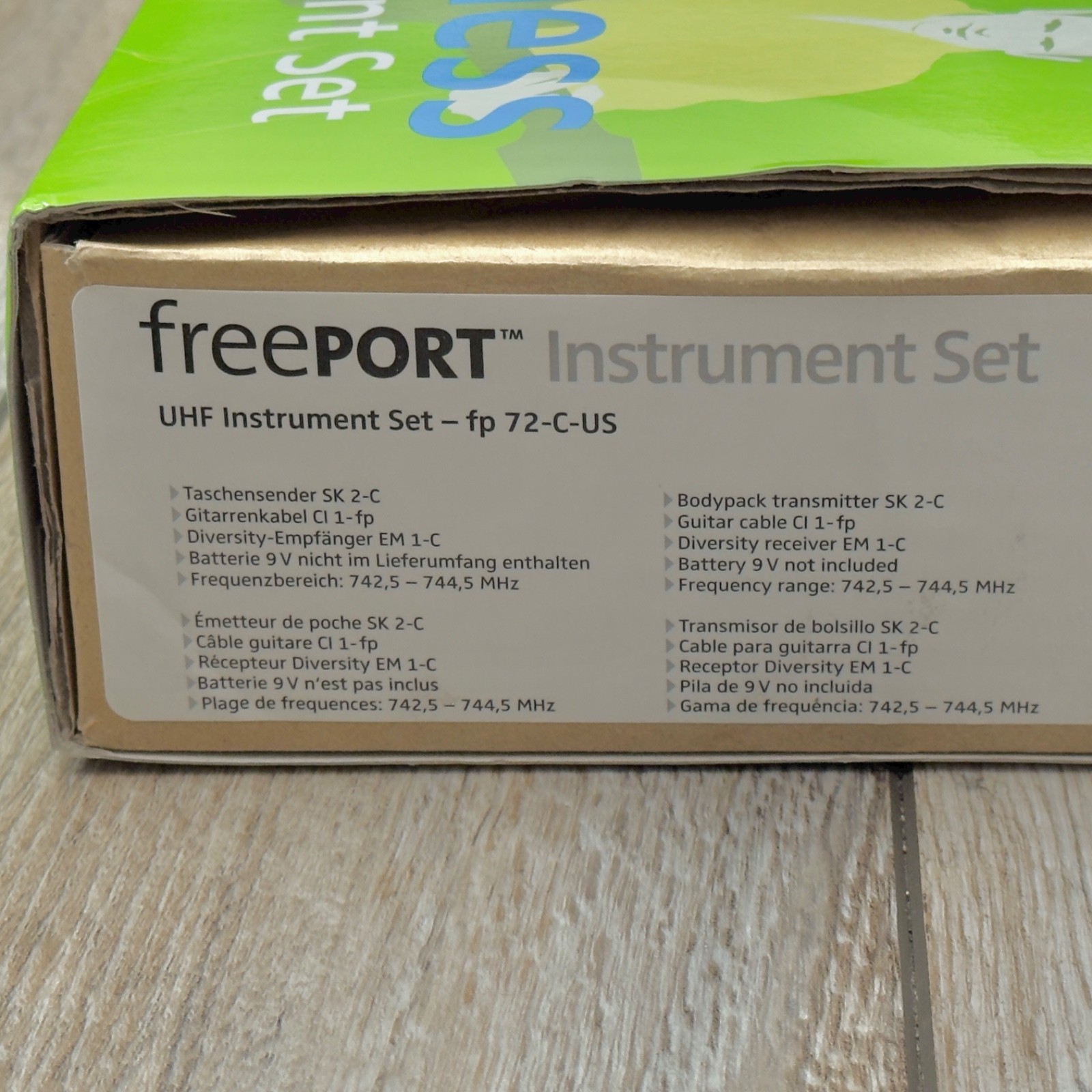 Sennheiser FP72-C FreePort Instrument Set UHF Wireless Instrument System