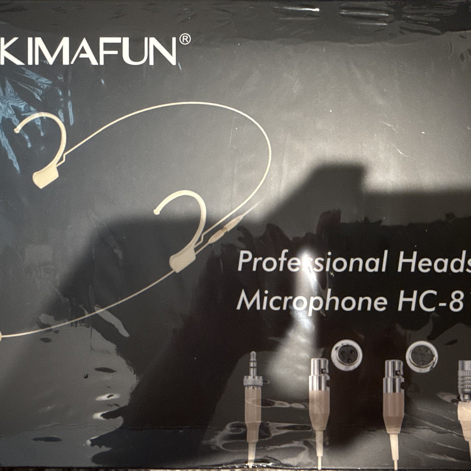 KIMAFUN HC-8 Wired Headset Microphone, 3.5mm (1/8 in) TRS, Beige