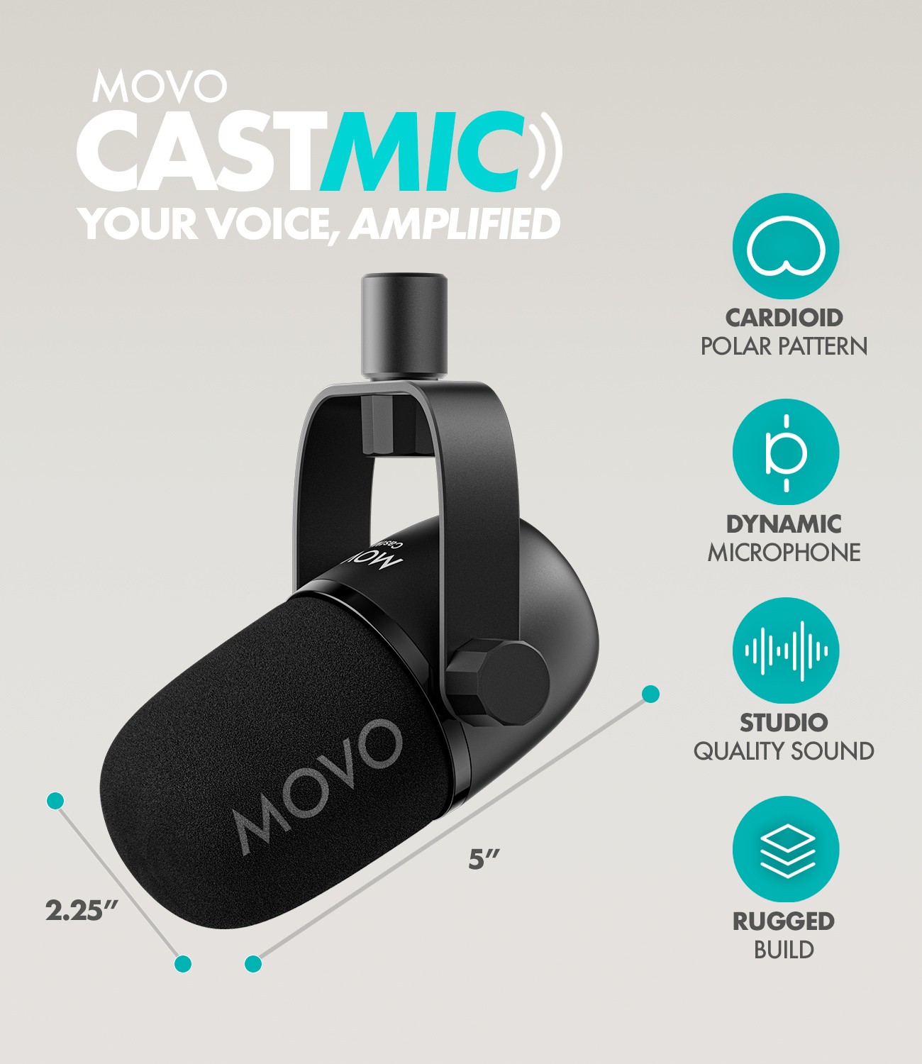 Movo Tabletop Video Podcast Equipment Bundle
