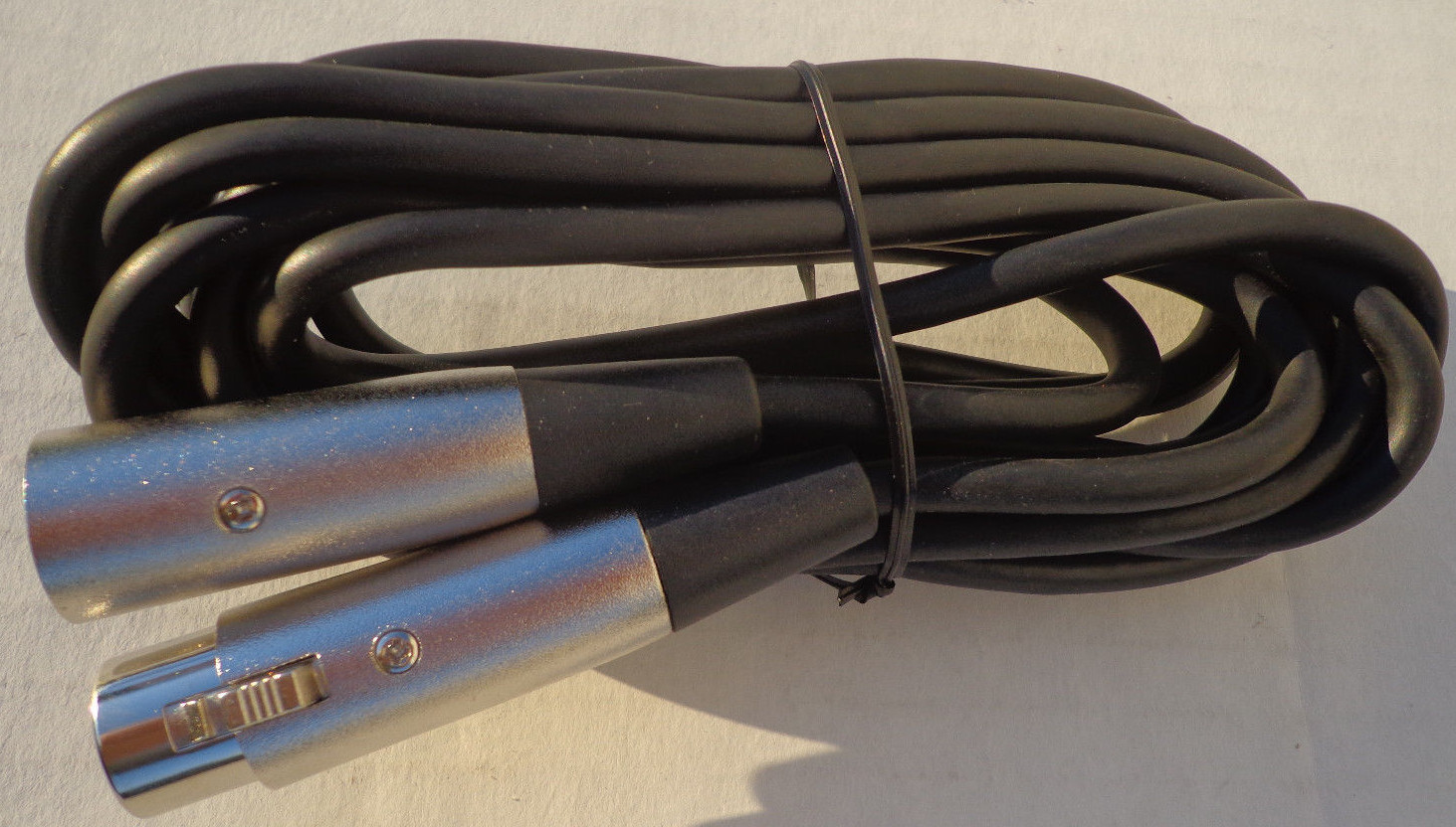 Mic cable (2) xlr NEW 25′ 3 pin microphone cable PAIR