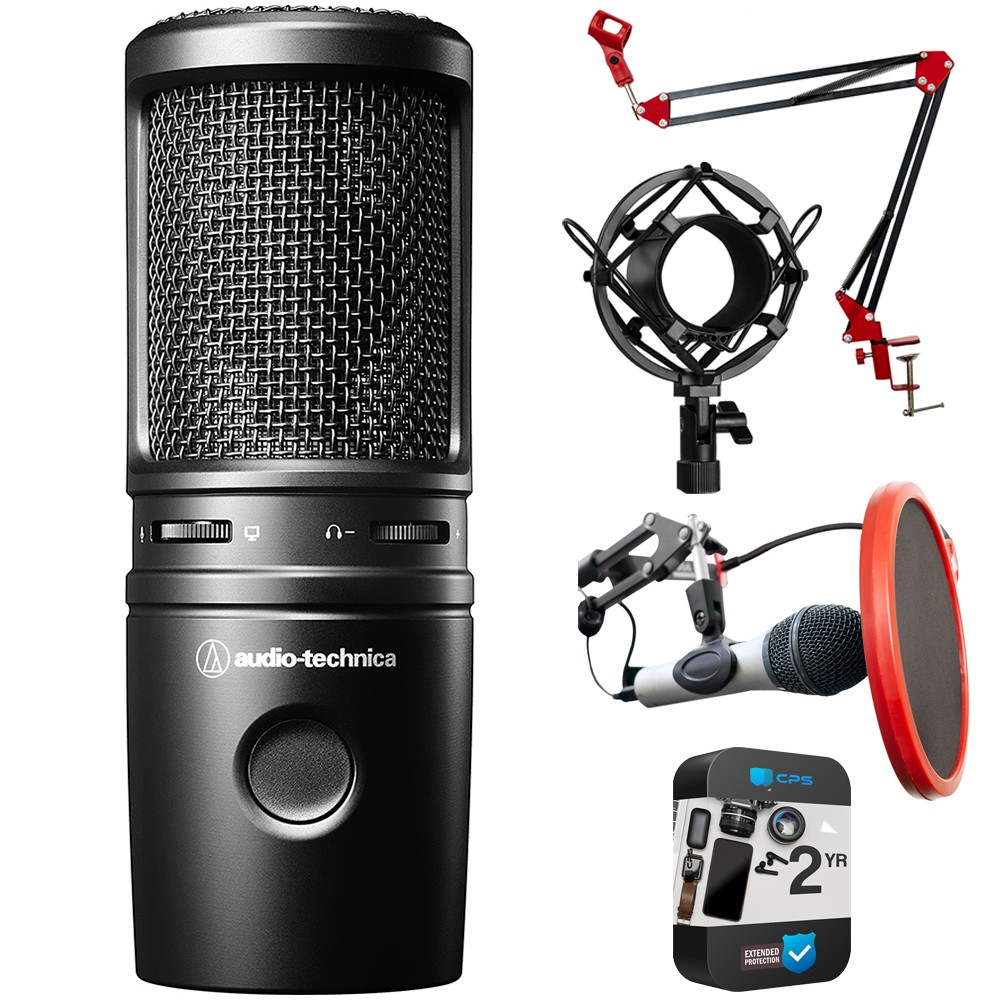 Audio-Technica AT2020USB-X Cardioid Condenser USB Microphone + 2 Year Warranty