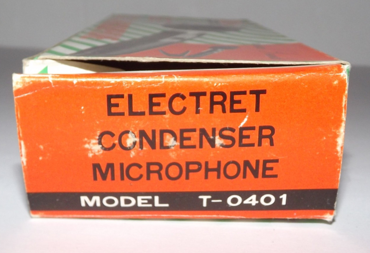 Vintage Olson Erica T-0401 Electret Condenser Microphone New Old Stock Untested