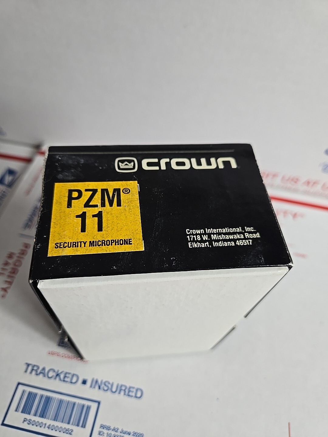 Crown PZM-11  Wall Plate Mountable Pressure Zone Microphone 11 Mic New in Box