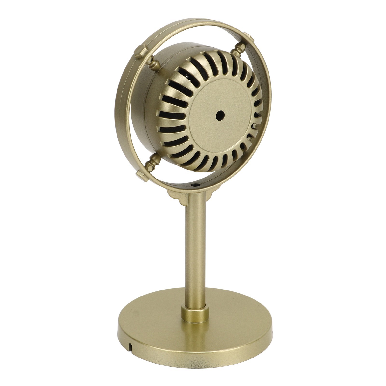 Gold Vintage Retro Microphone Prop Model Fake Plastic Classic Microphone WT