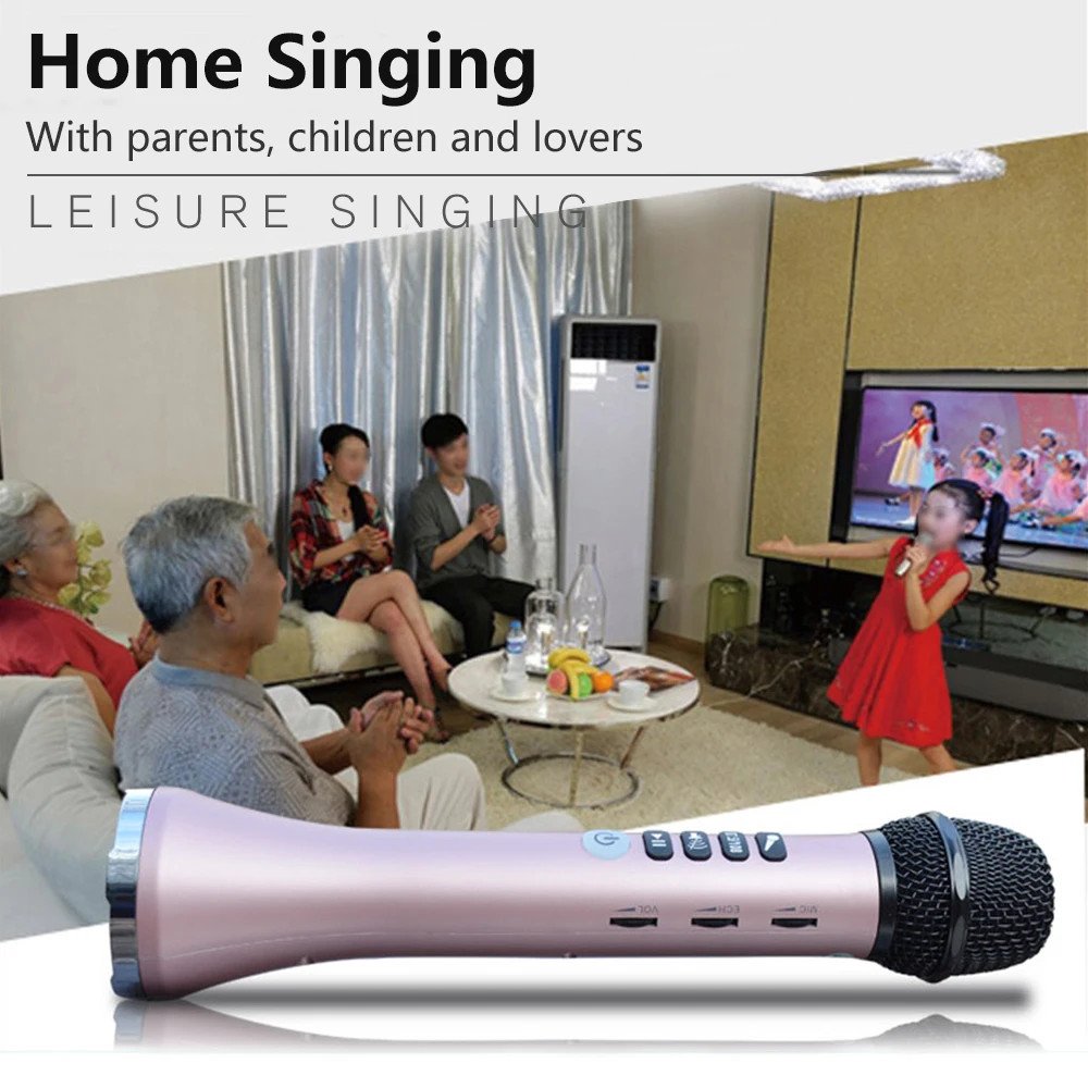 XIAOKOA L 698 15W Wireless Karaoke Microphone Bluetooth Speaker 4000mah 2in1