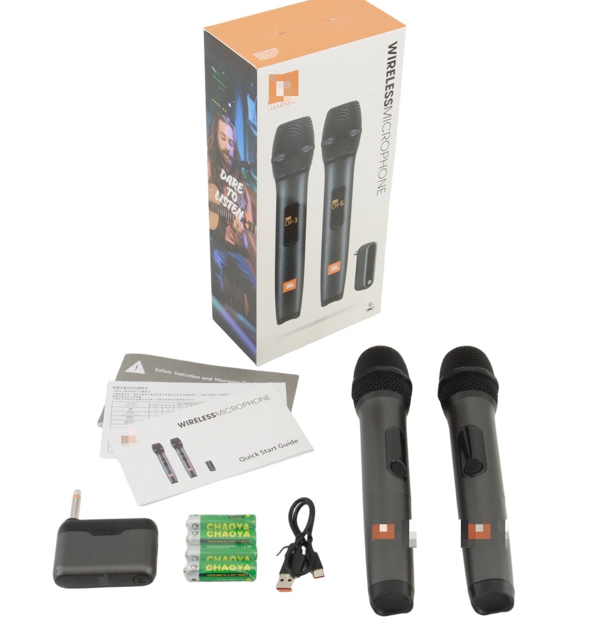 WIRELESSMICAM 2 Wireless Dynamic Microphones With Dual-Channel Receiver